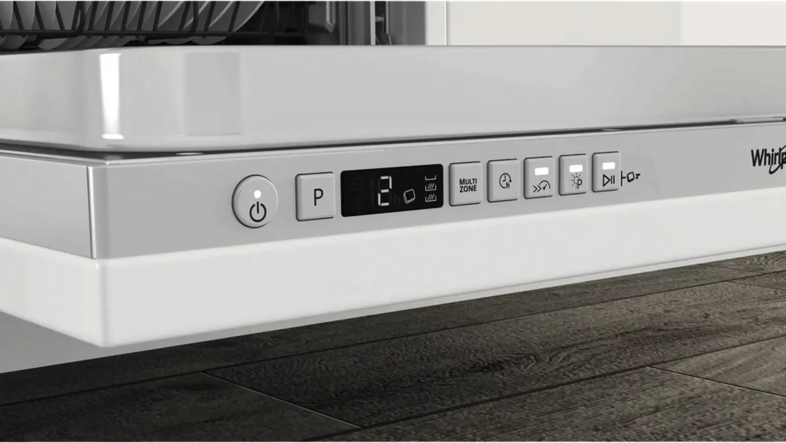 Whirlpool WIO 3T126 PFE volledig geïntegreerde vaatwasser 