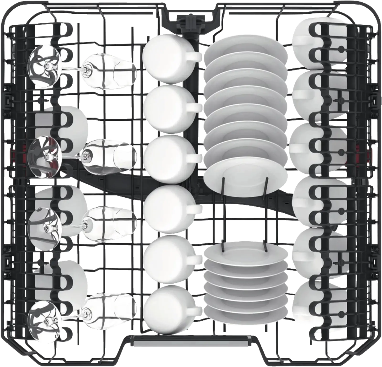 Whirlpool WIO 3T126 PFE volledig geïntegreerde vaatwasser 