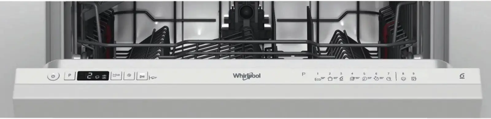 Whirlpool W2I HD526 A volledig geïntegreerde vaatwasser 