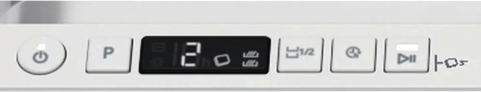 Whirlpool W2I HD526 A volledig geïntegreerde vaatwasser 