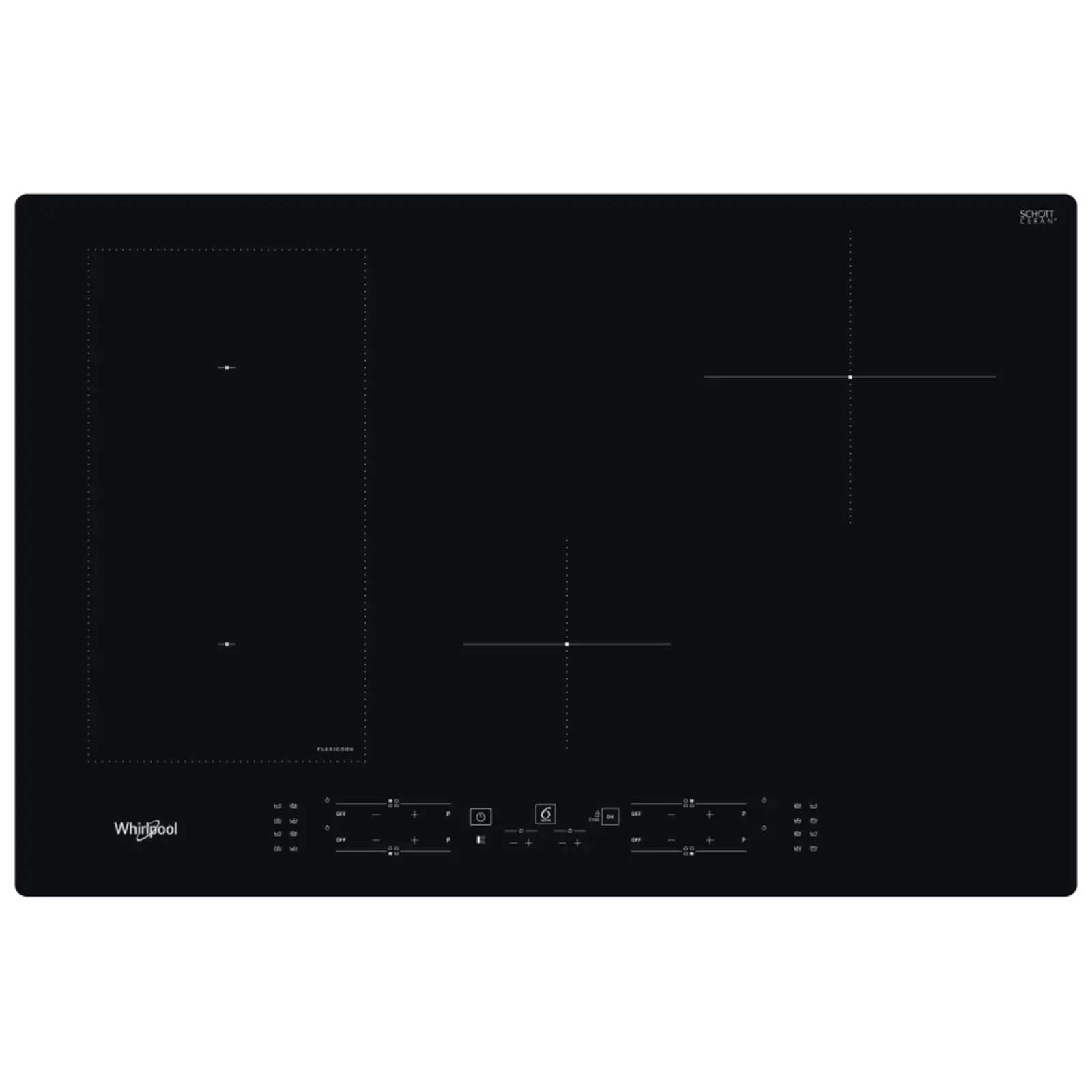 Whirlpool WL B2977 NE Inductiekookplaat - 4 Zones - FlexiCook