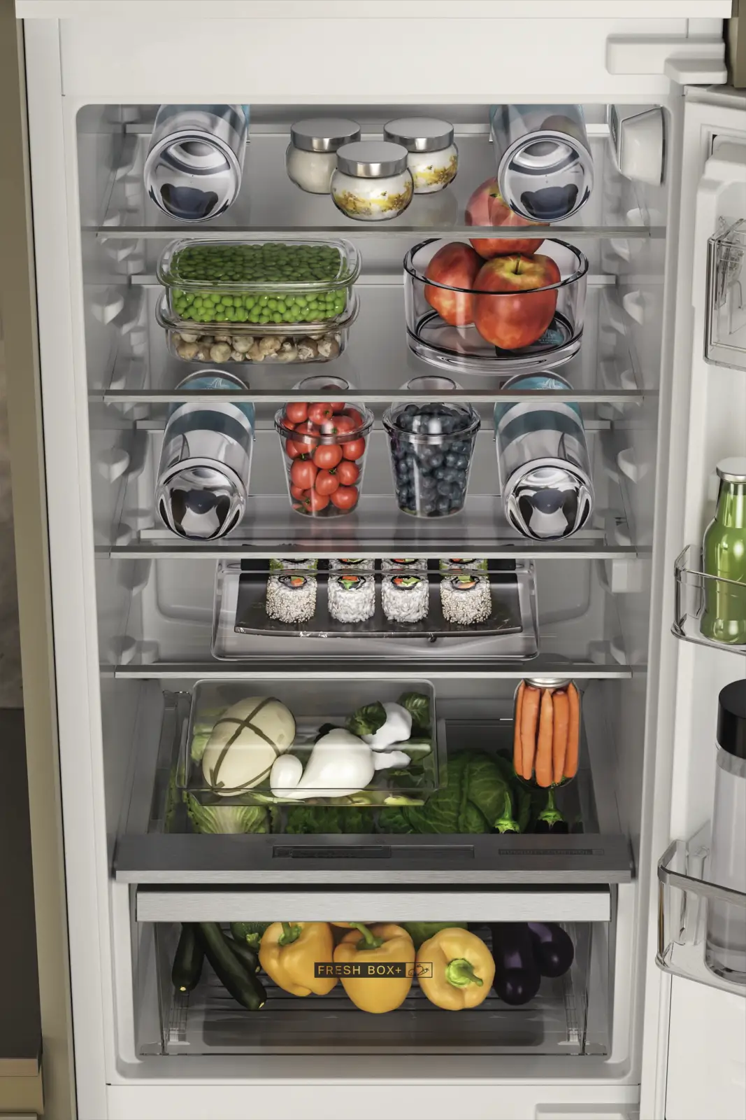 Whirlpool WHC18D011C1 SF Inbouw Koel-vriescombinatie