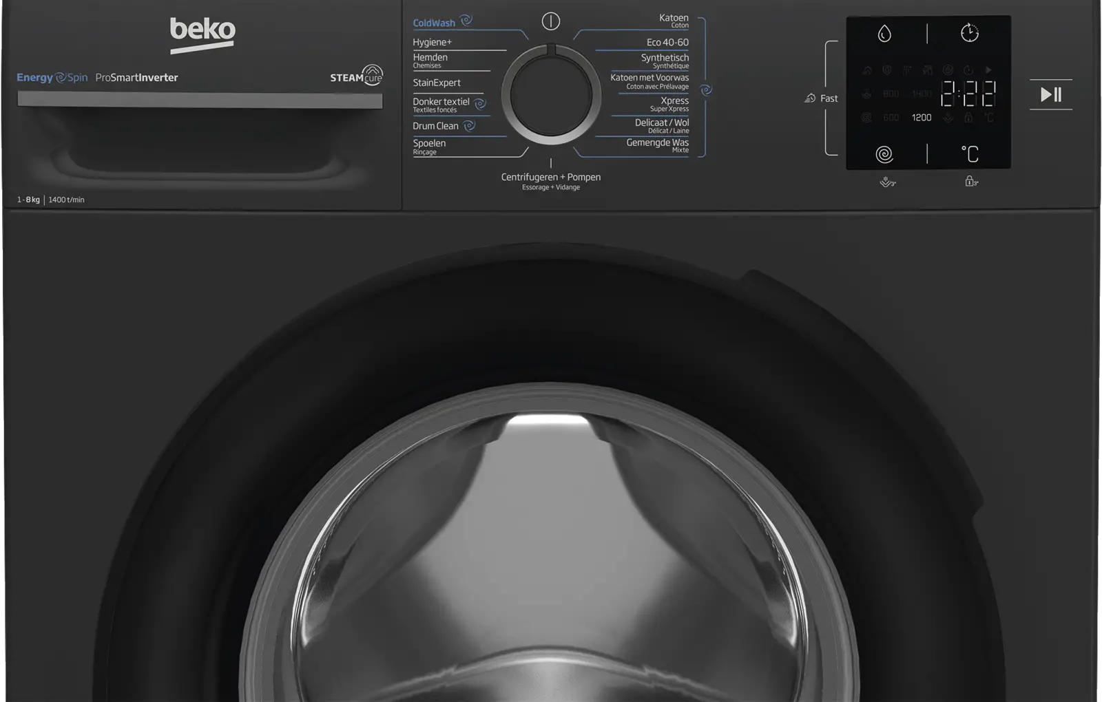 Beko BM3WFT3841A Wasmachine