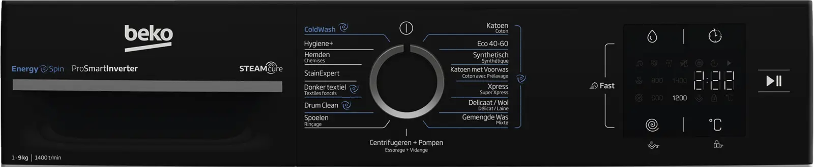 Beko BM3WFT3941B Wasmachine