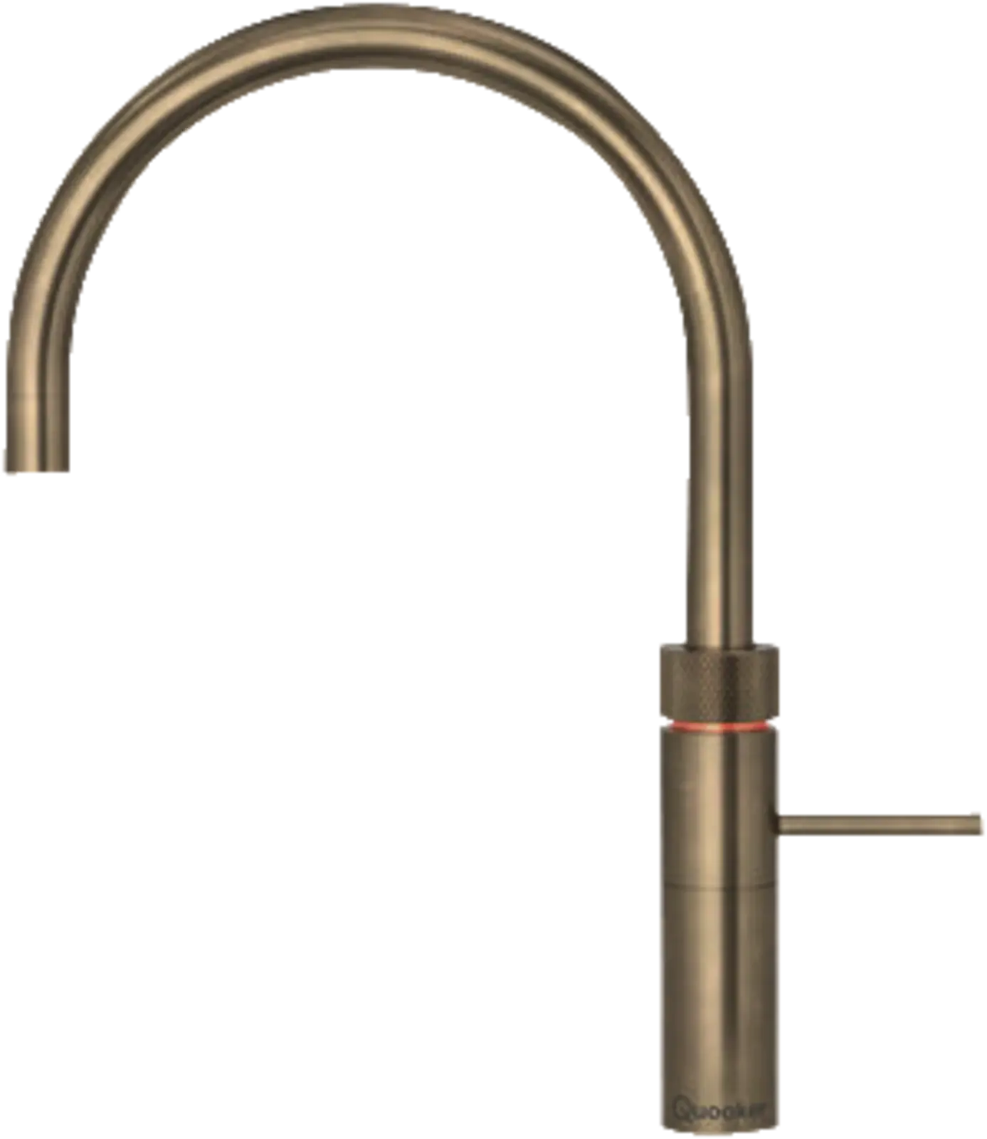Quooker KFRPTN Keukenmengkraan Fusion Round - Messing Petina - Losse Kraan.