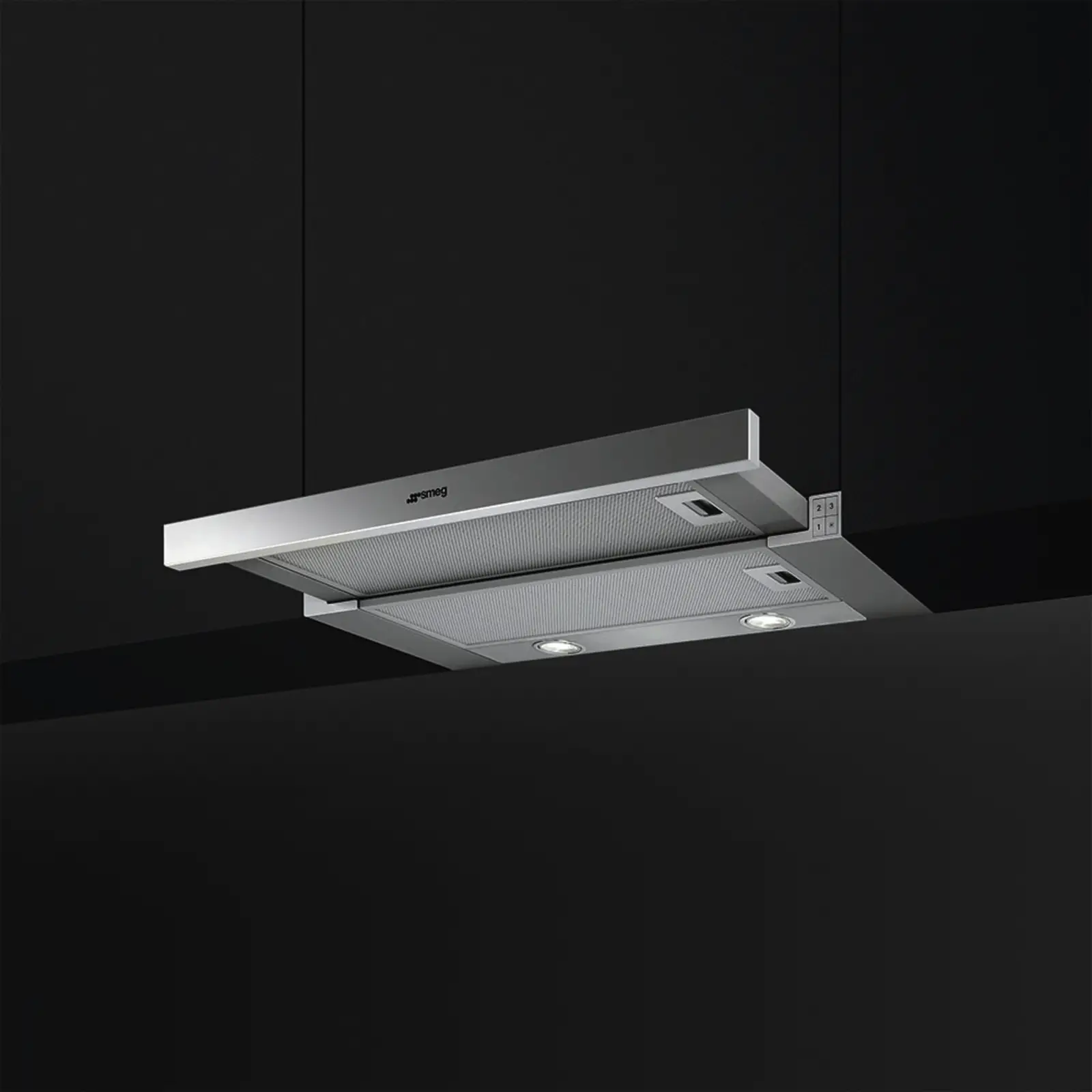 SMEG KSET666XE Universeel Esthetisch Vlakschermkap - 60 cm