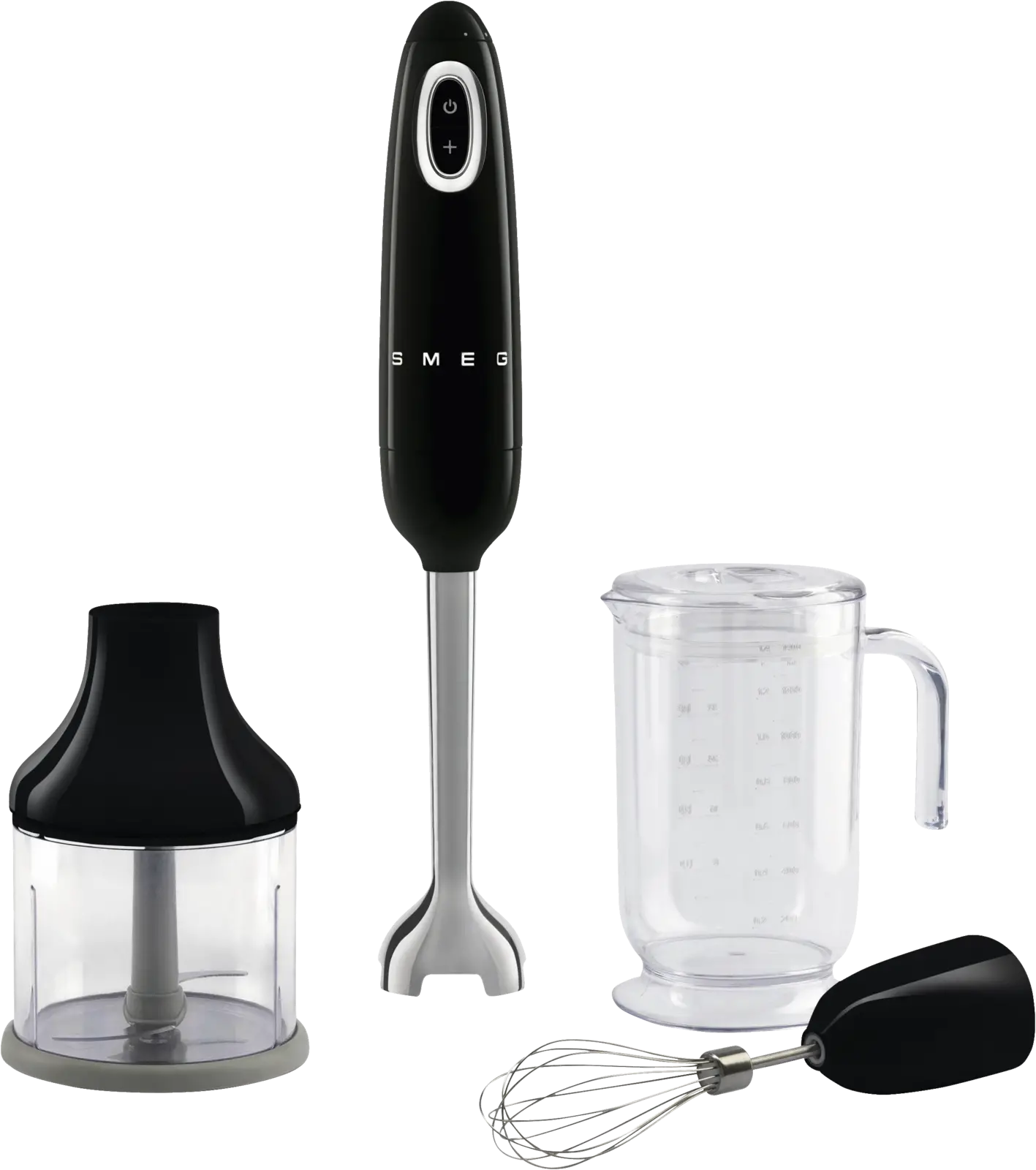 SMEG HBF03BLEU Staafmixer - Zwart met Accessoires