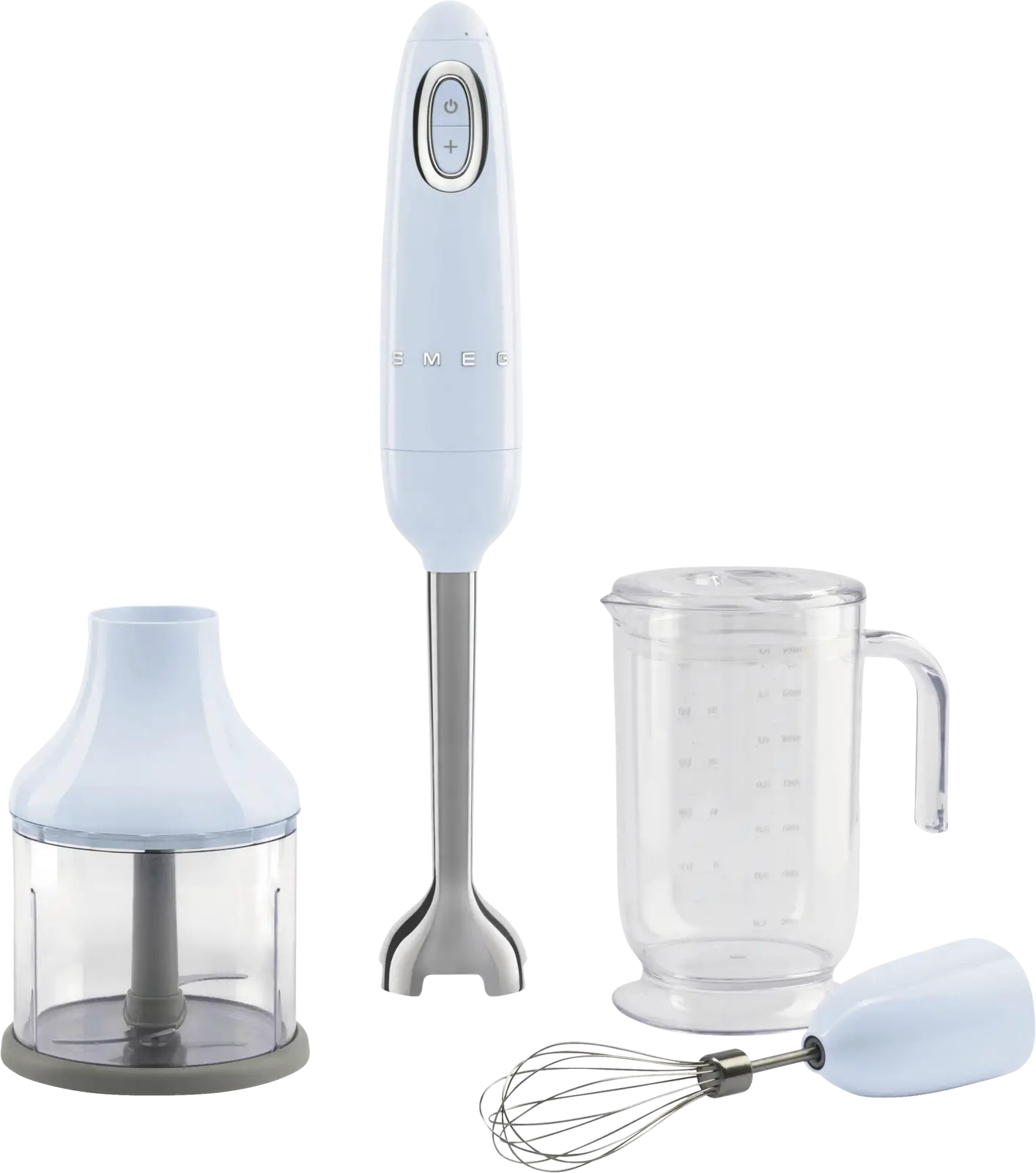 SMEG HBF03PBEU Staafmixer - Pastelblauw met Accessoires
