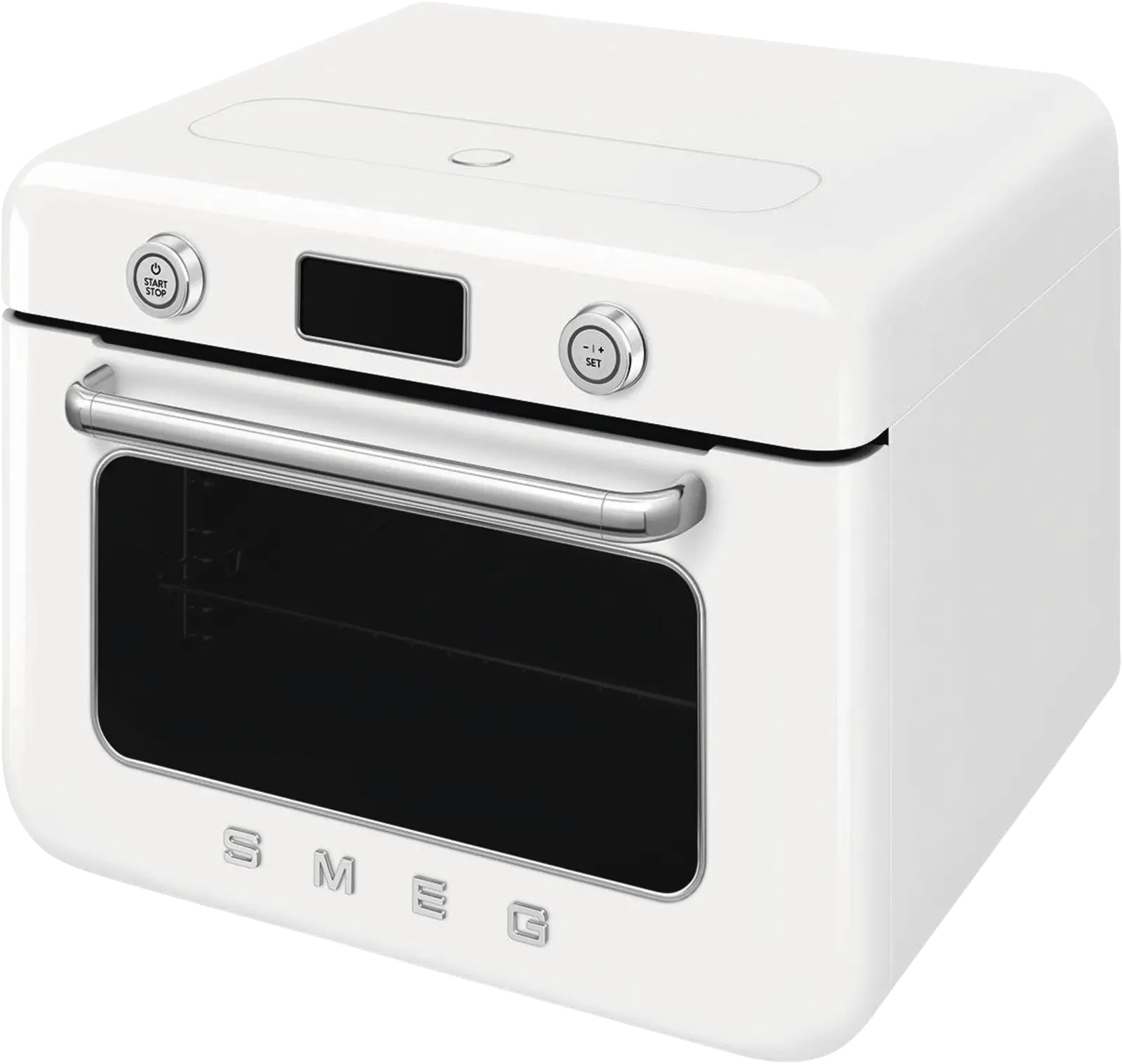 SMEG COF01WHEU Vrijstaande Combi Stoomoven 50's Style - Glanzend Wit