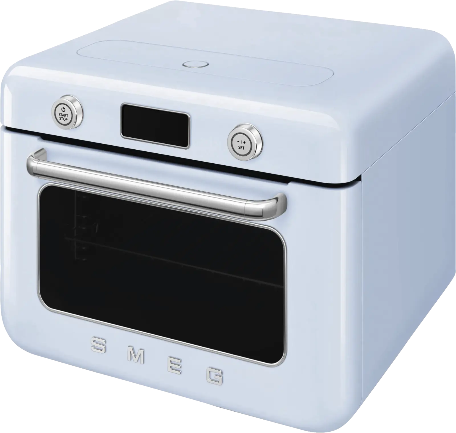 SMEG COF01PBEU Vrijstaande Combi Stoomoven 50's Style - Pastelblauw