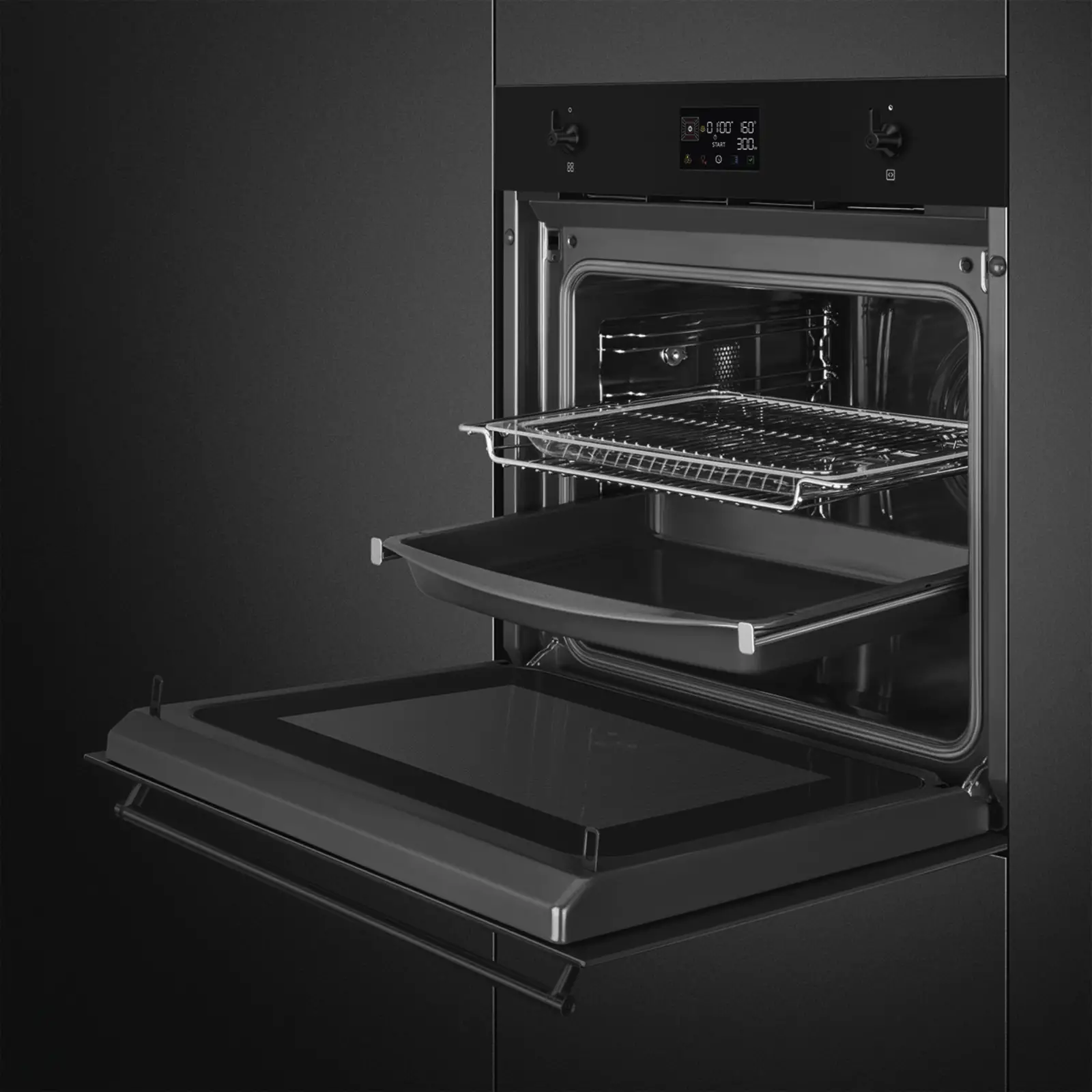 SMEG SO6302M2N SpeedwaveXL Galileo Inbouw Oven - Combi Magnetron - Classici Esthetisch