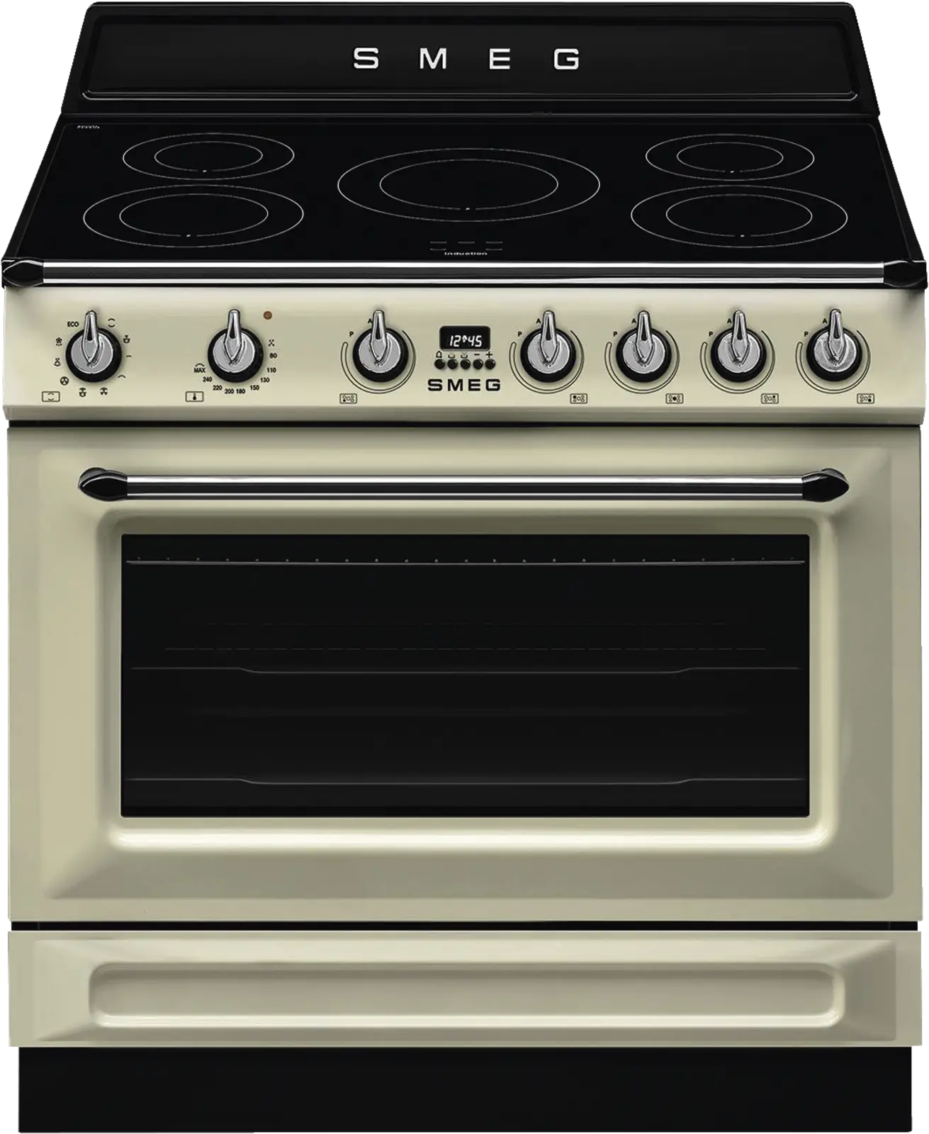 SMEG TR90IMP Victoria Esthetisch Fornuis met Inductie Kookplaat - 90 x 60 cm