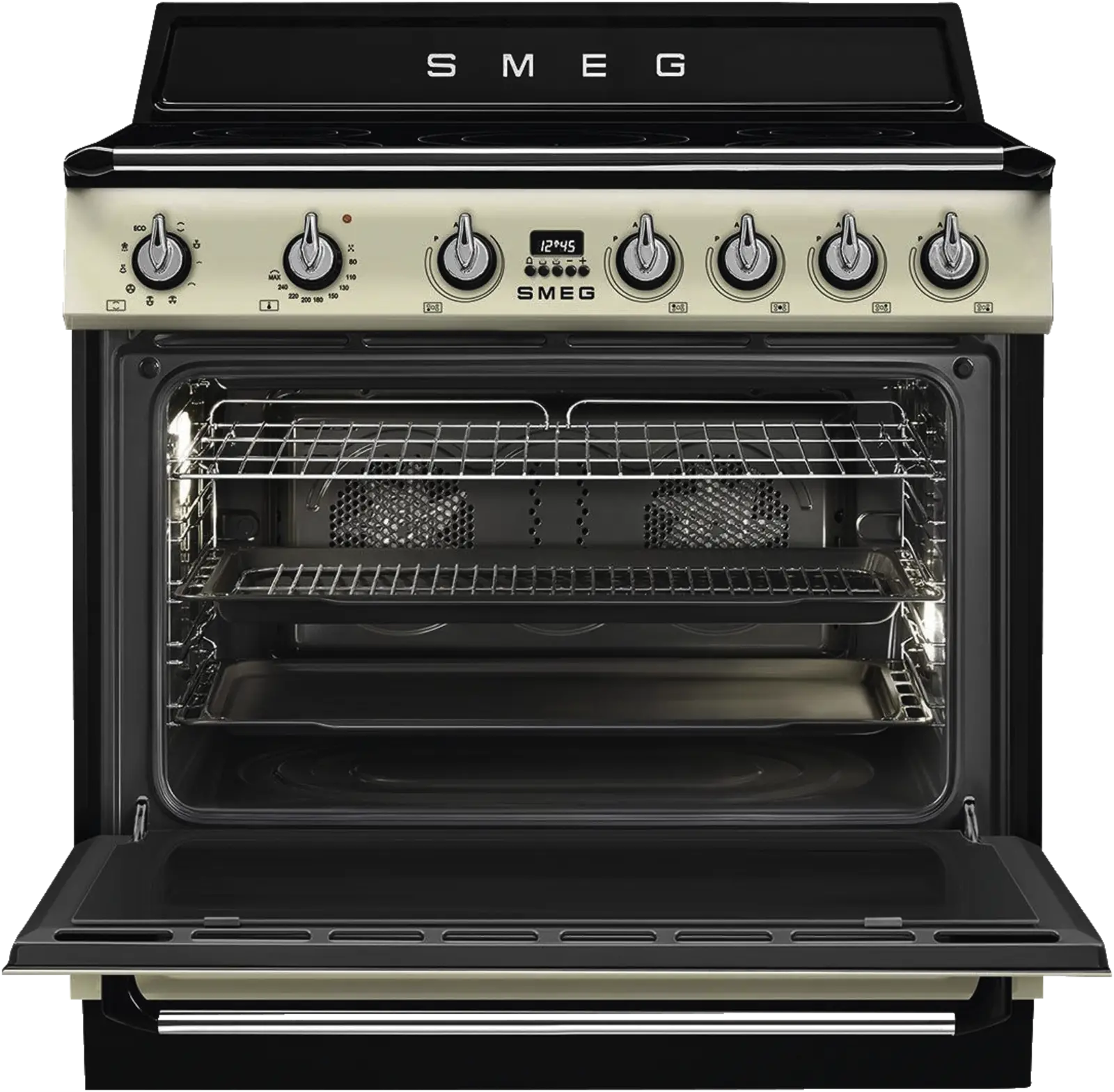 SMEG TR90IMP Victoria Esthetisch Fornuis met Inductie Kookplaat - 90 x 60 cm