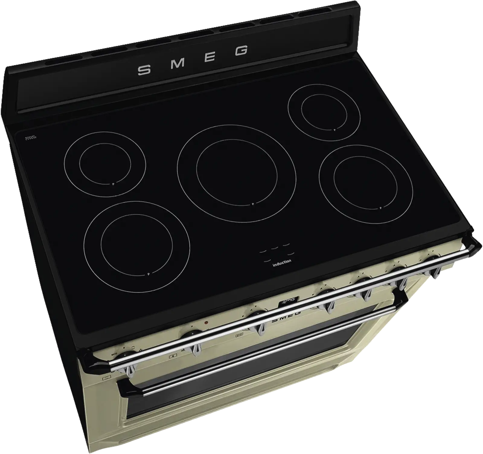 SMEG TR90IMP Victoria Esthetisch Fornuis met Inductie Kookplaat - 90 x 60 cm