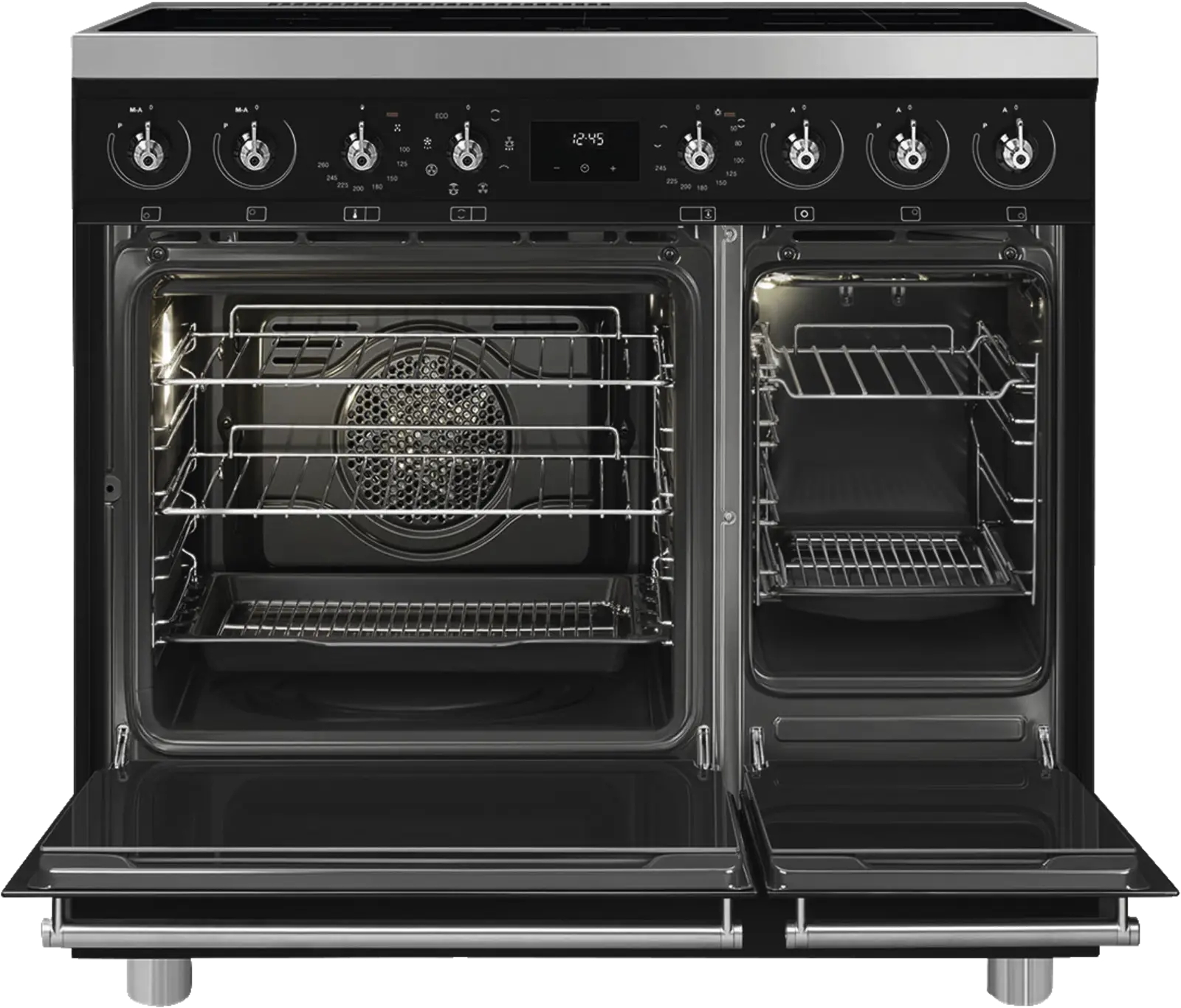 SMEG C92IMMB2 Classici Esthetisch Fornuis met InductieKookplaat - 90 x 60 cm