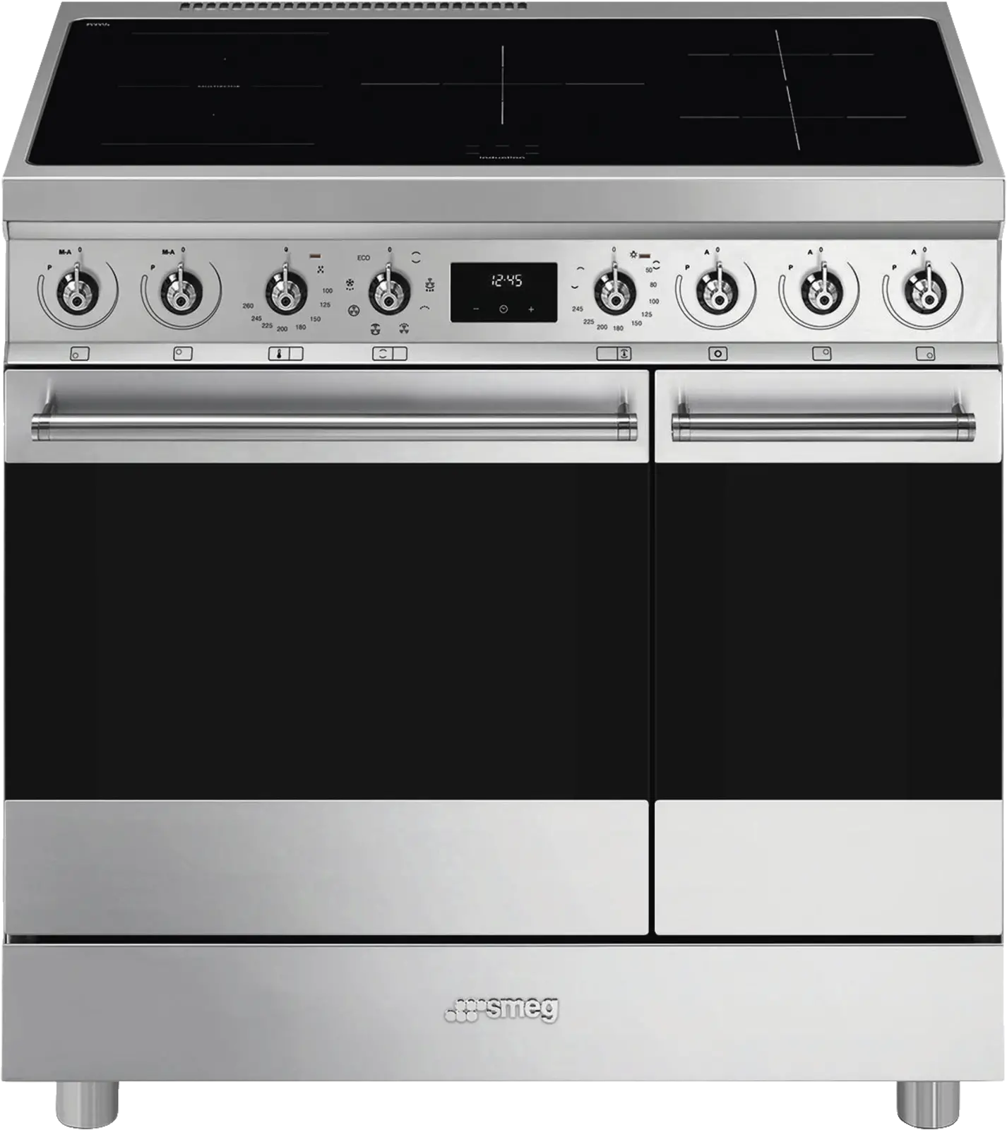 SMEG C92IMX2 Classici Esthetisch Fornuis met Inductiekookplaat - 90 x 60 cm - RVS