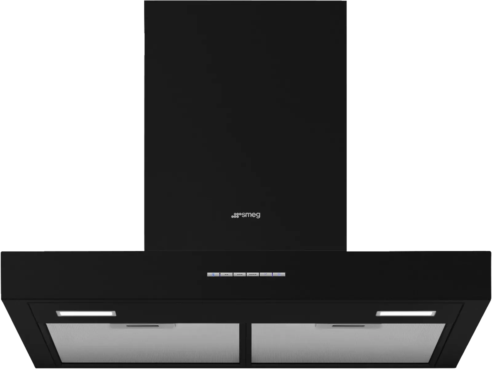 SMEG KBT600MB Universeel Esthetisch Wandkap - 60 cm - Mat Zwart
