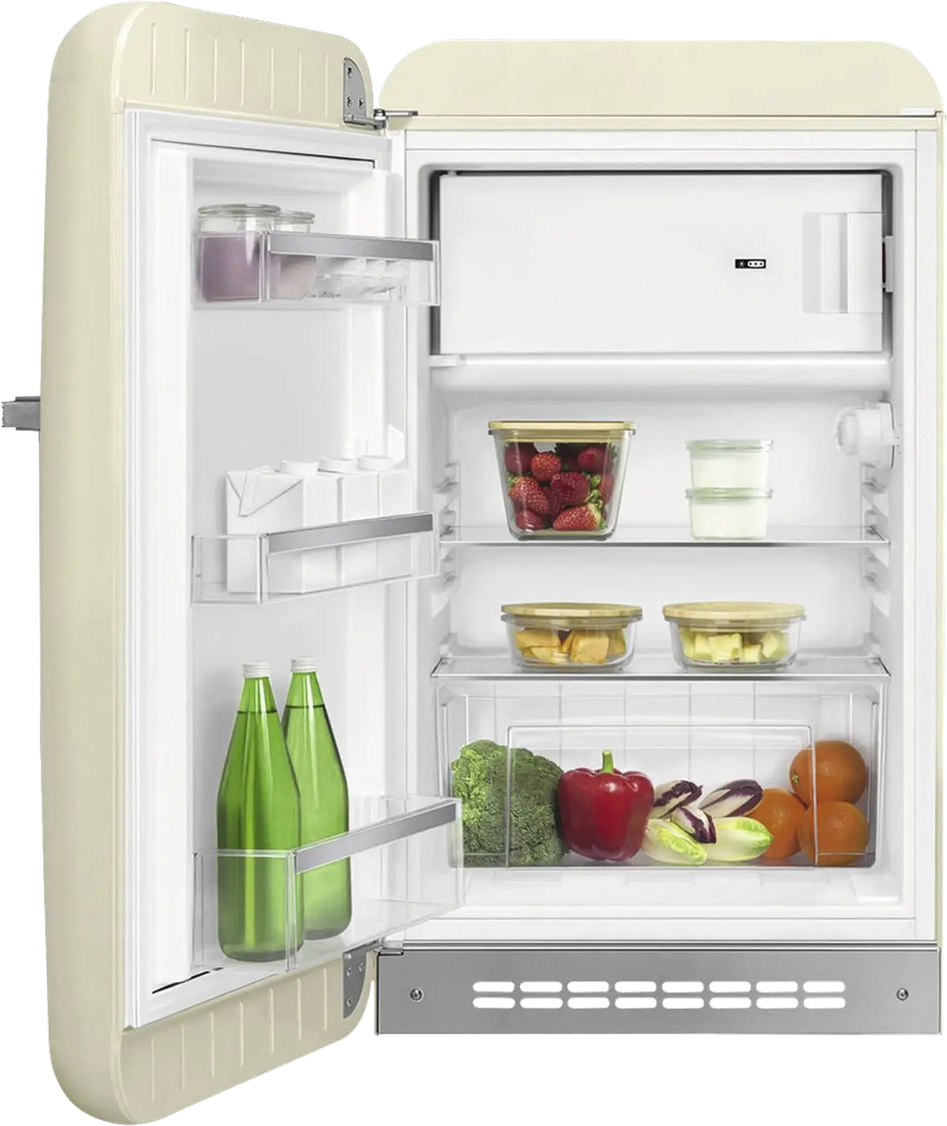 SMEG FAB10LCR6 Vrijstaande Koelkast 50's Style - Creme