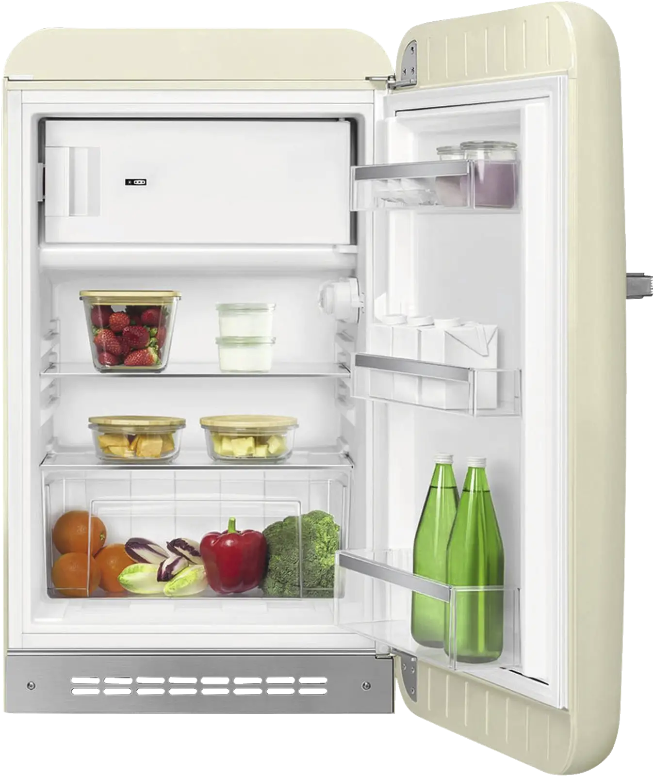  SMEG FAB10RCR6 Vrijstaande Koelkast 50's Style - Creme