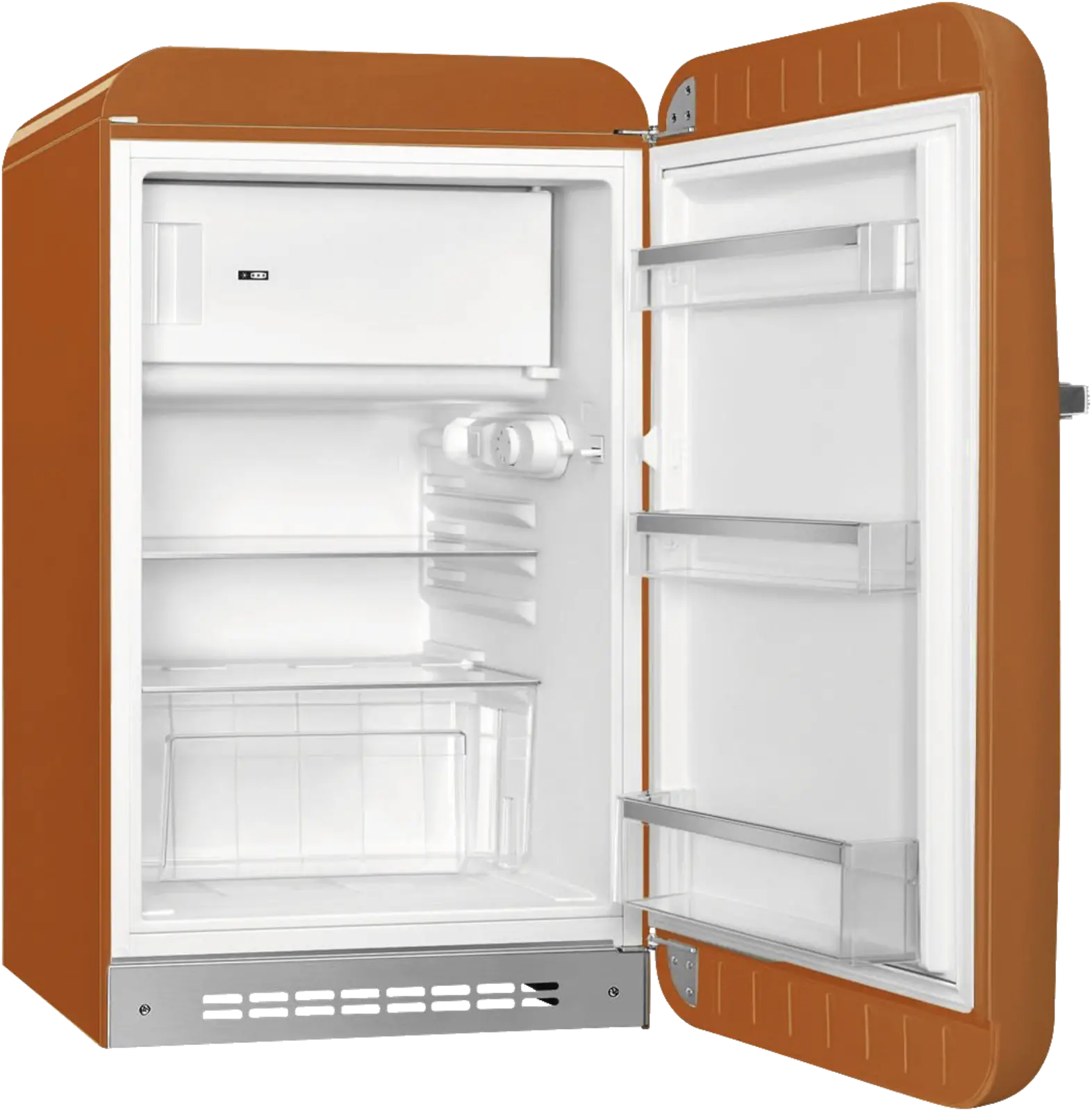 SMEG FAB10ROR6 Koelkast 50's Style - Oranje - Scharnier Rechts