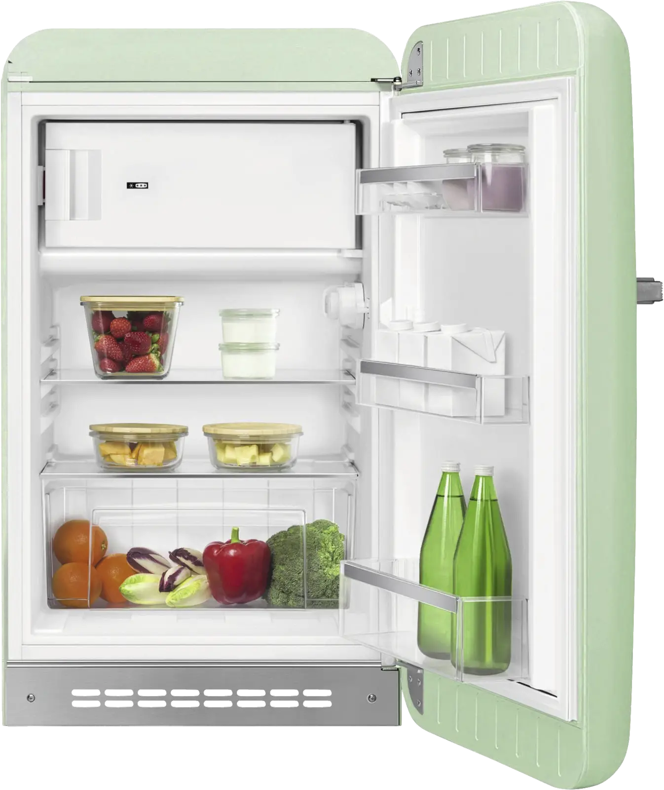 SMEG FAB10RPG6 Vrijstaande Koelkast 50's Style - Watergroen