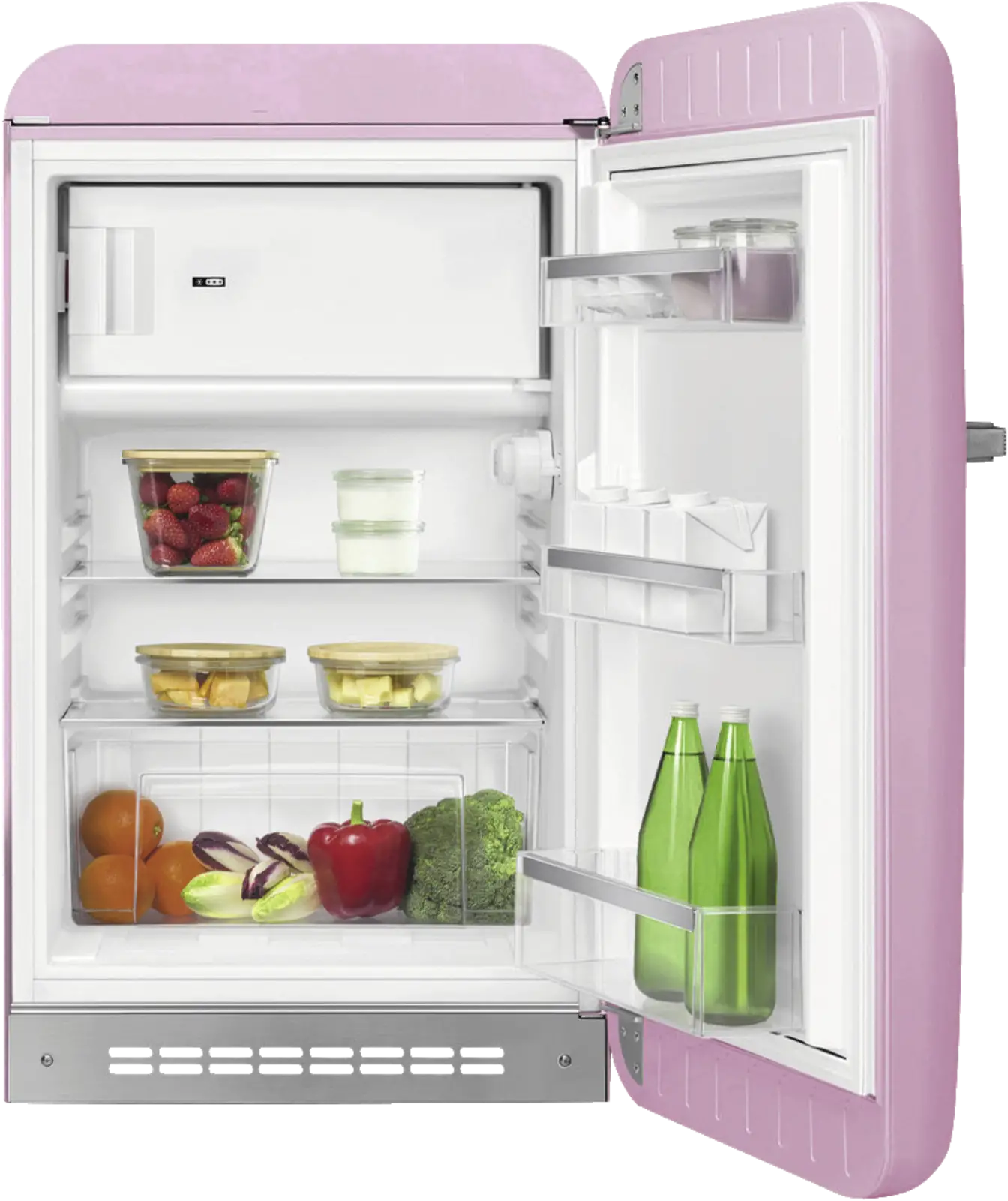 SMEG FAB10RPK6 Vrijstaande Koelkast 50's Style - Roze