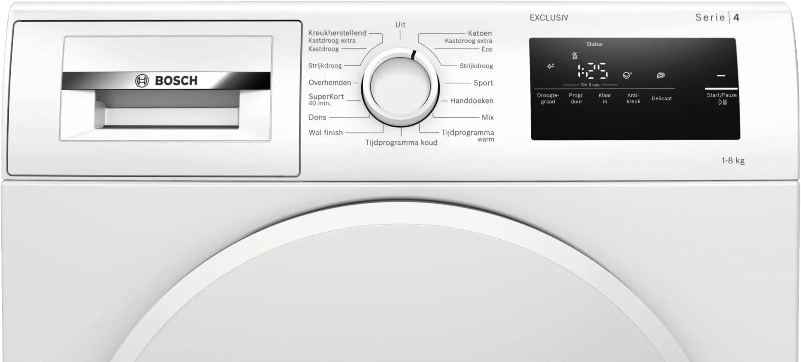 BOSCH WTH8300MNL Serie 4 EXCLUSIV Warmtepompdroger