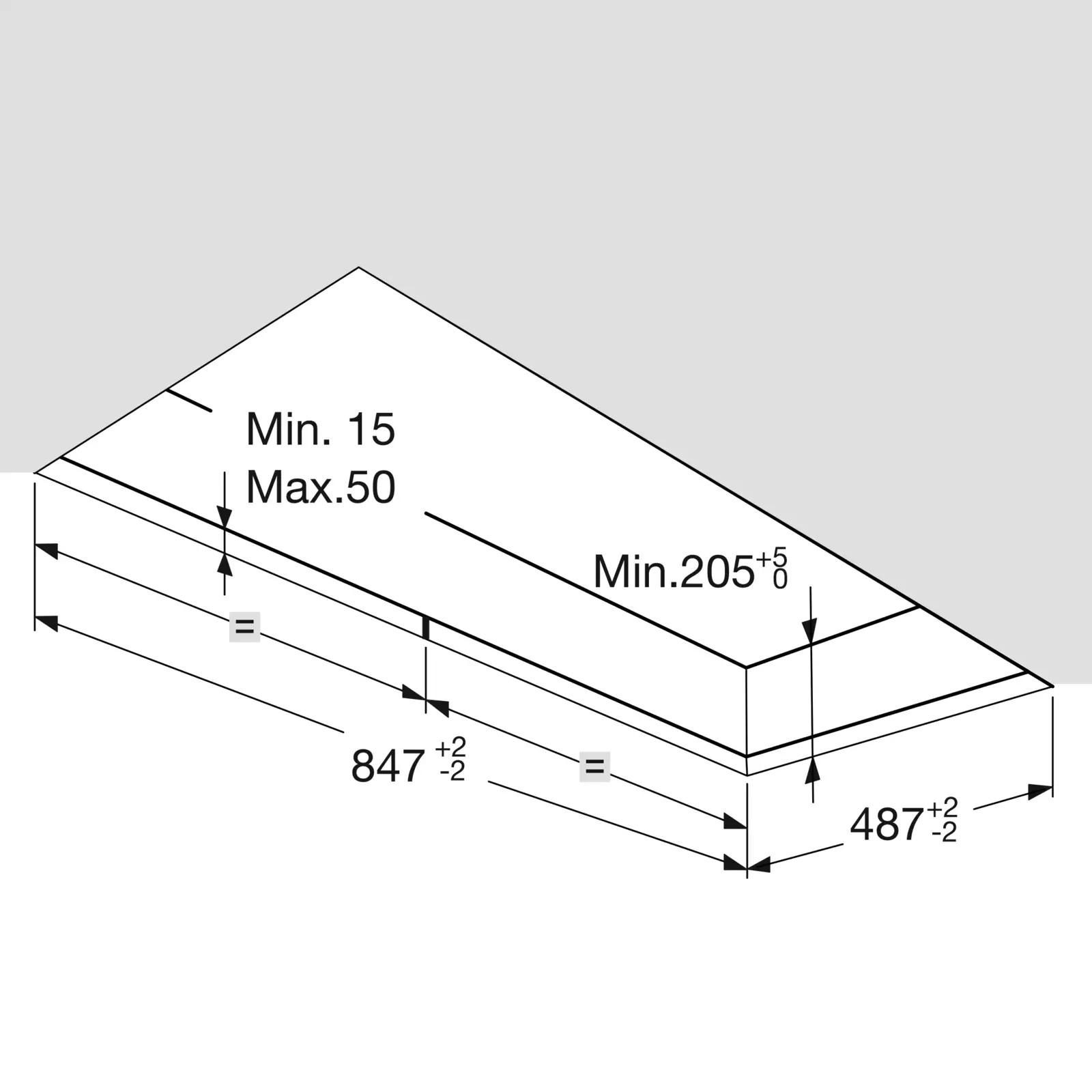 ATAG CU9054MG Plafondunit - Afzuigkap - 90 cm - RVS