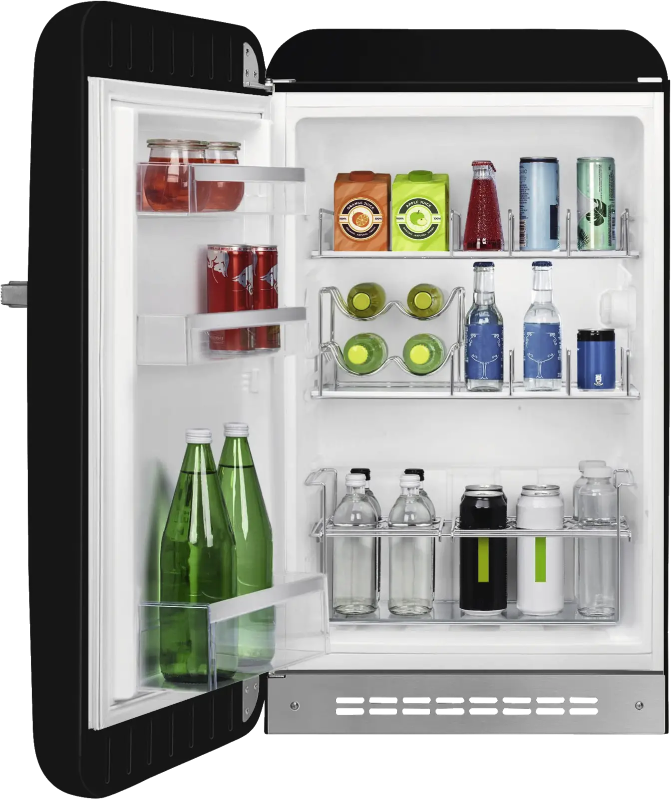 SMEG FAB10HLBL6 Vrijstaande Koelkast 50's Style - Zwart