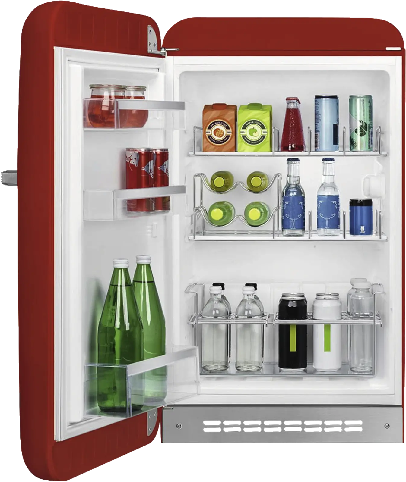 SMEG FAB10HLRD6 Vrijstaande Koelkast 50's Style - Rood 