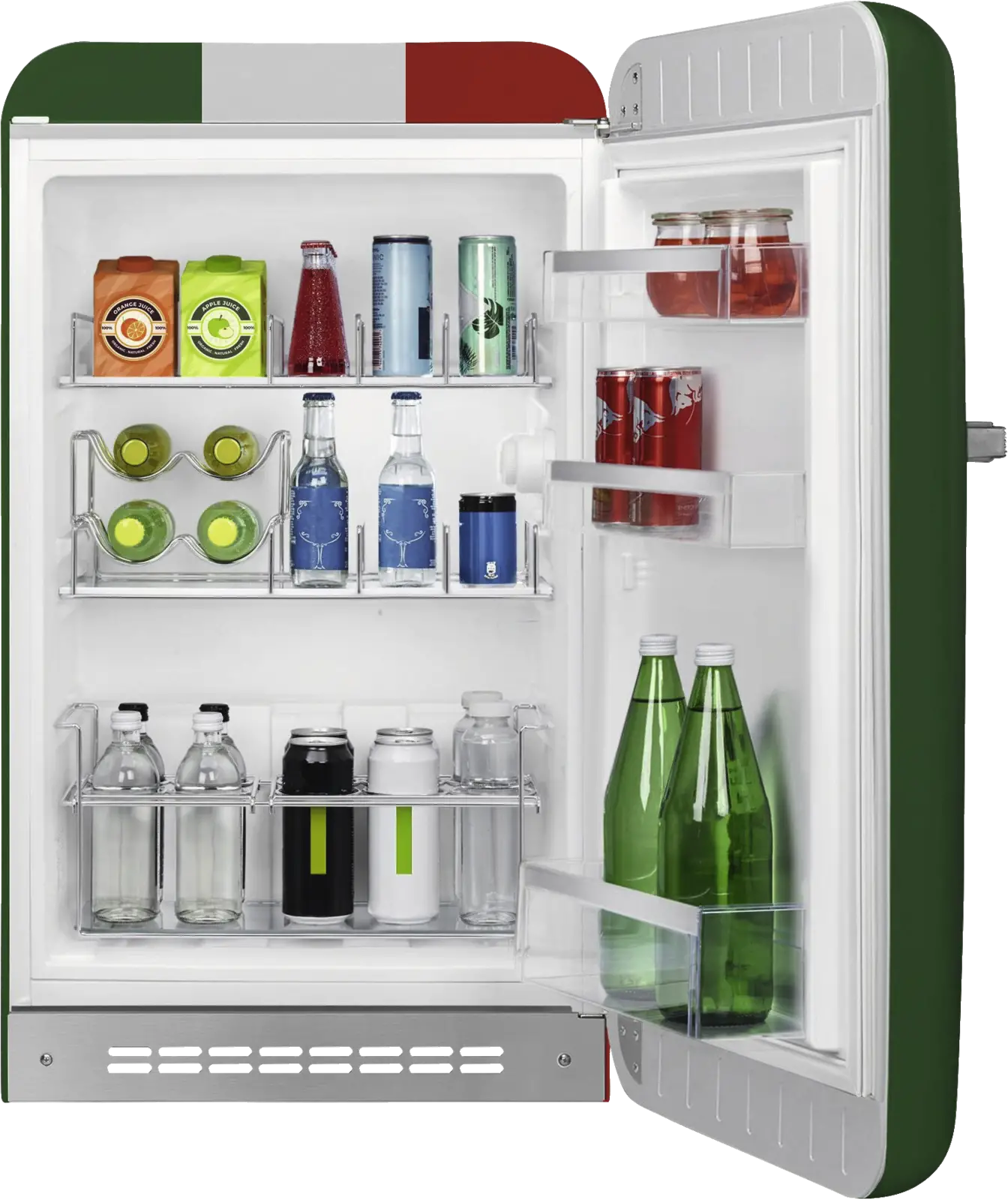 SMEG FAB10HRDIT5 50's Style Koelkast - Italiaanse Vlag