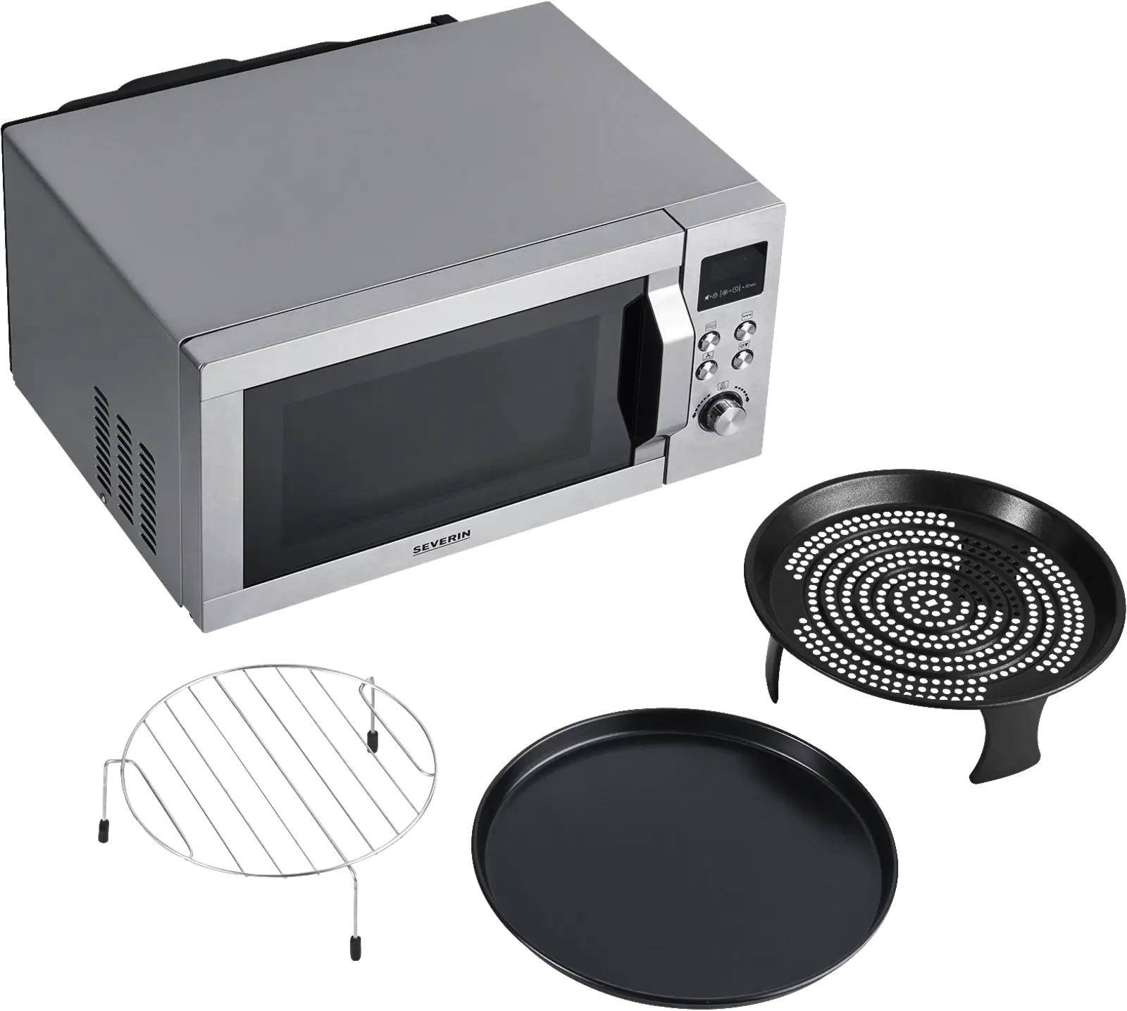 Severin MW 7918 CrispyWave Magnetron met Grill- en Heteluchtfunctie