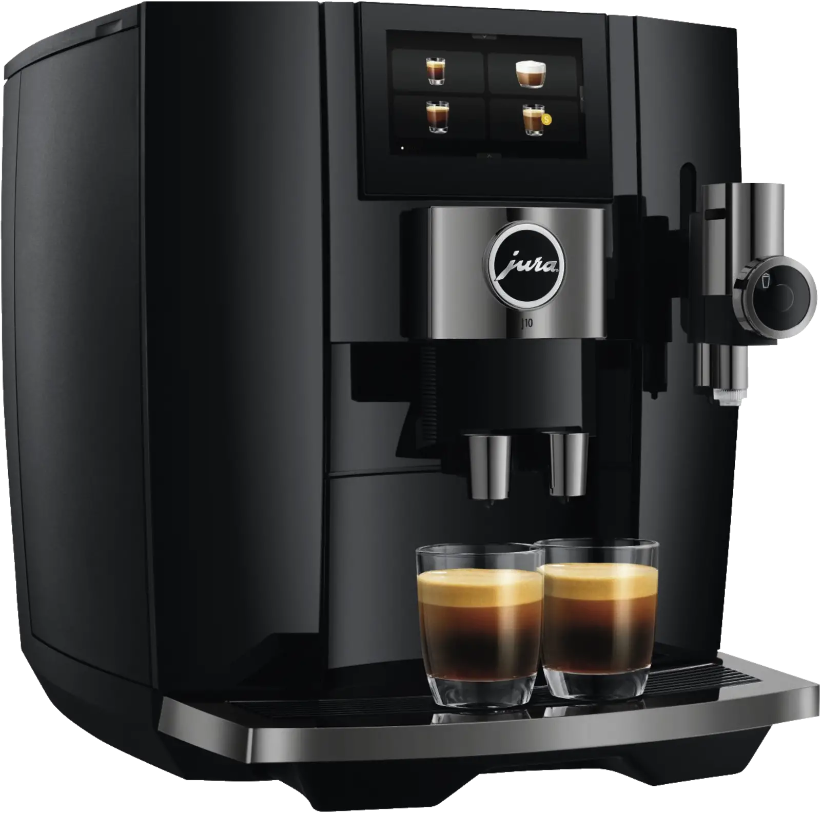 JURA J10 Piano Black (EA) Volautomatische Koffiemachine