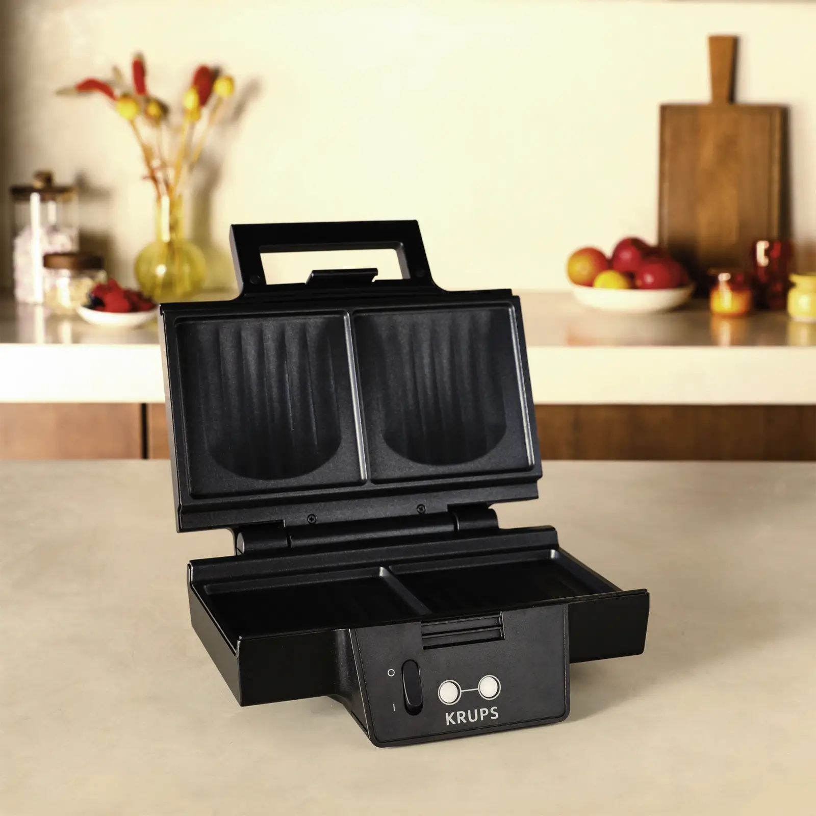 Krups FDK462 Tosti Ijzer - Zwart