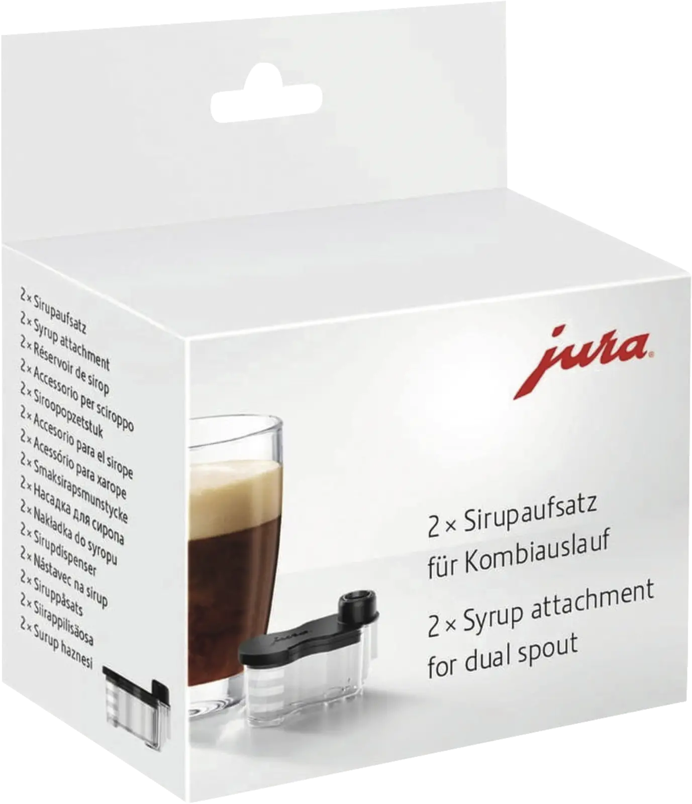 JURA Siroopopzetstuk Combi Uitloop - Set van 2