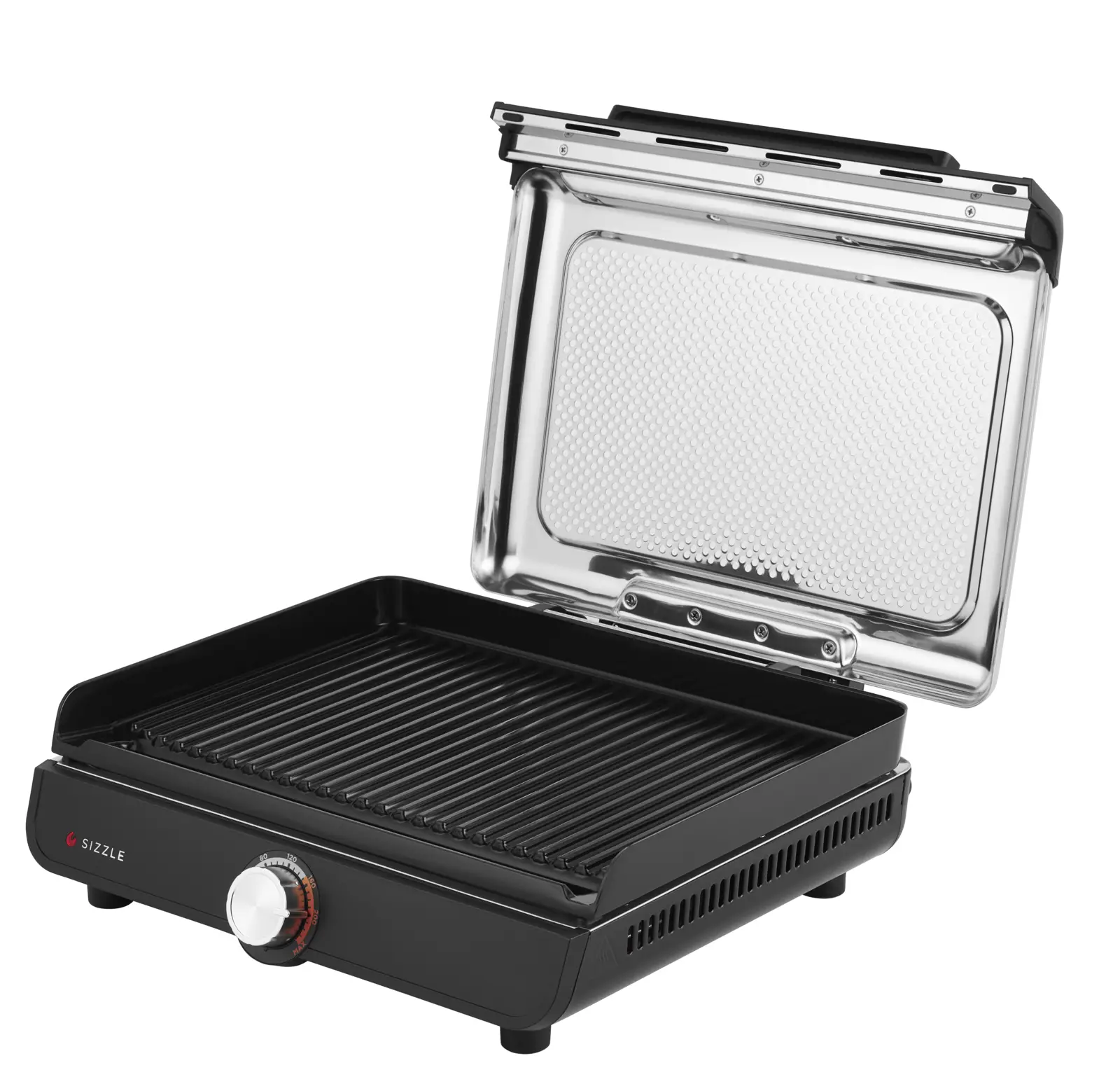 Ninja GR101EU Sizzle Rookvrije Contactgrill en Bakplaat