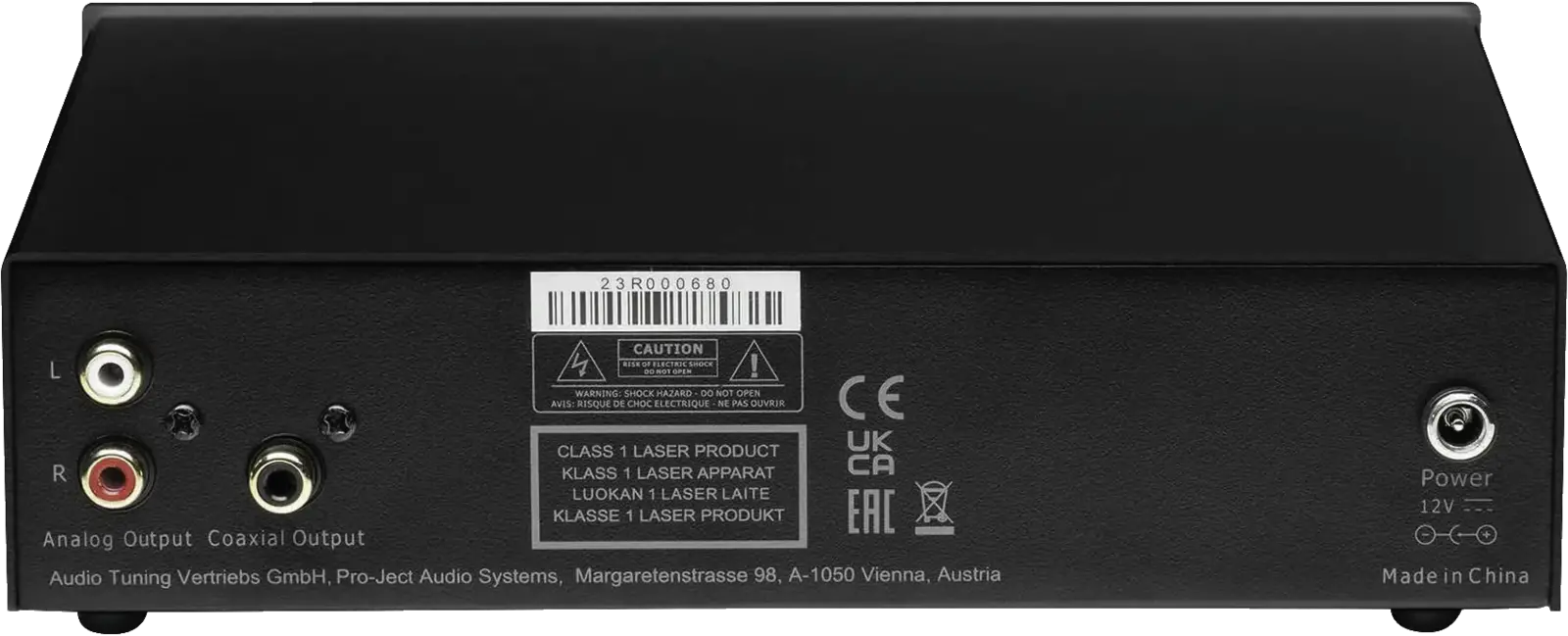 Pro-Ject CD Box E Zwart
