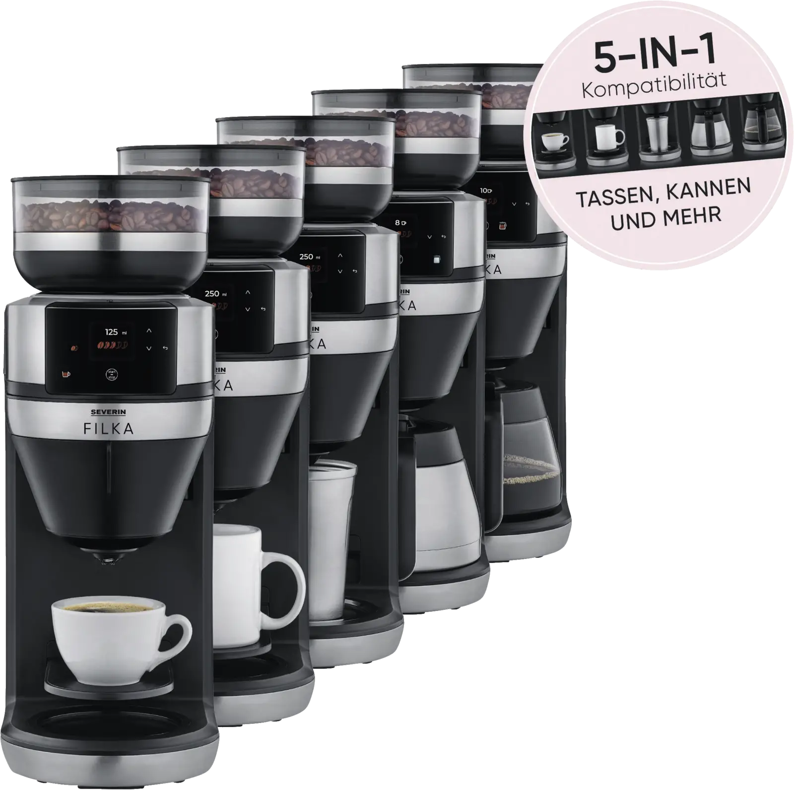 Severin KA 4853 FILKA Koffiemachine - Filterkoffie - RVS