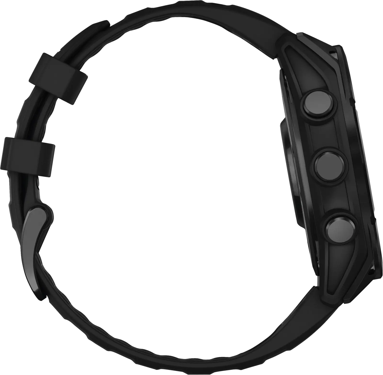 Garmin fenix 8 - 47 mm AMOLED Slate Grey met zwarte siliconen band