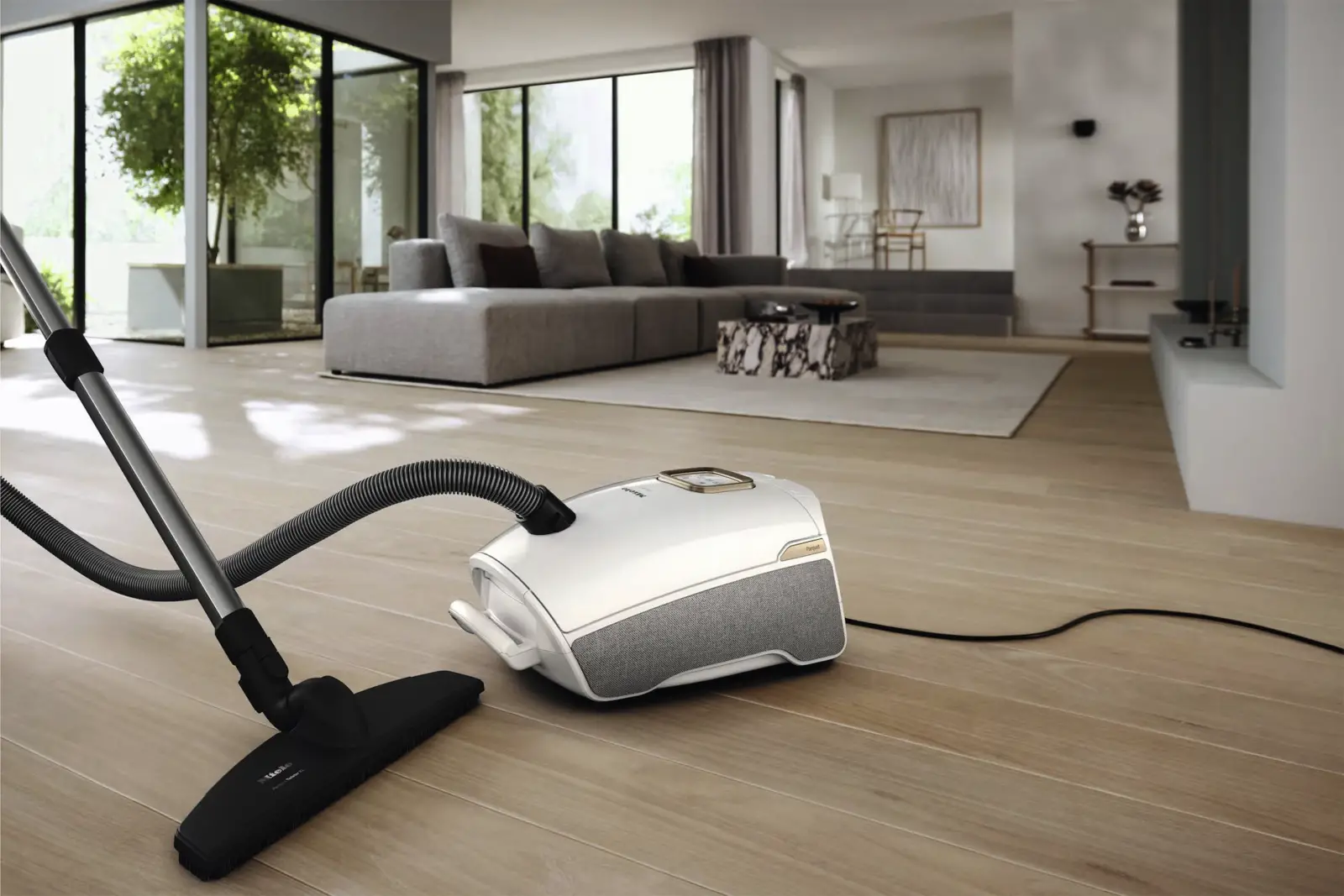 Miele Guard L1 Parquet XL Stofzuiger met Zak - Briljantwit