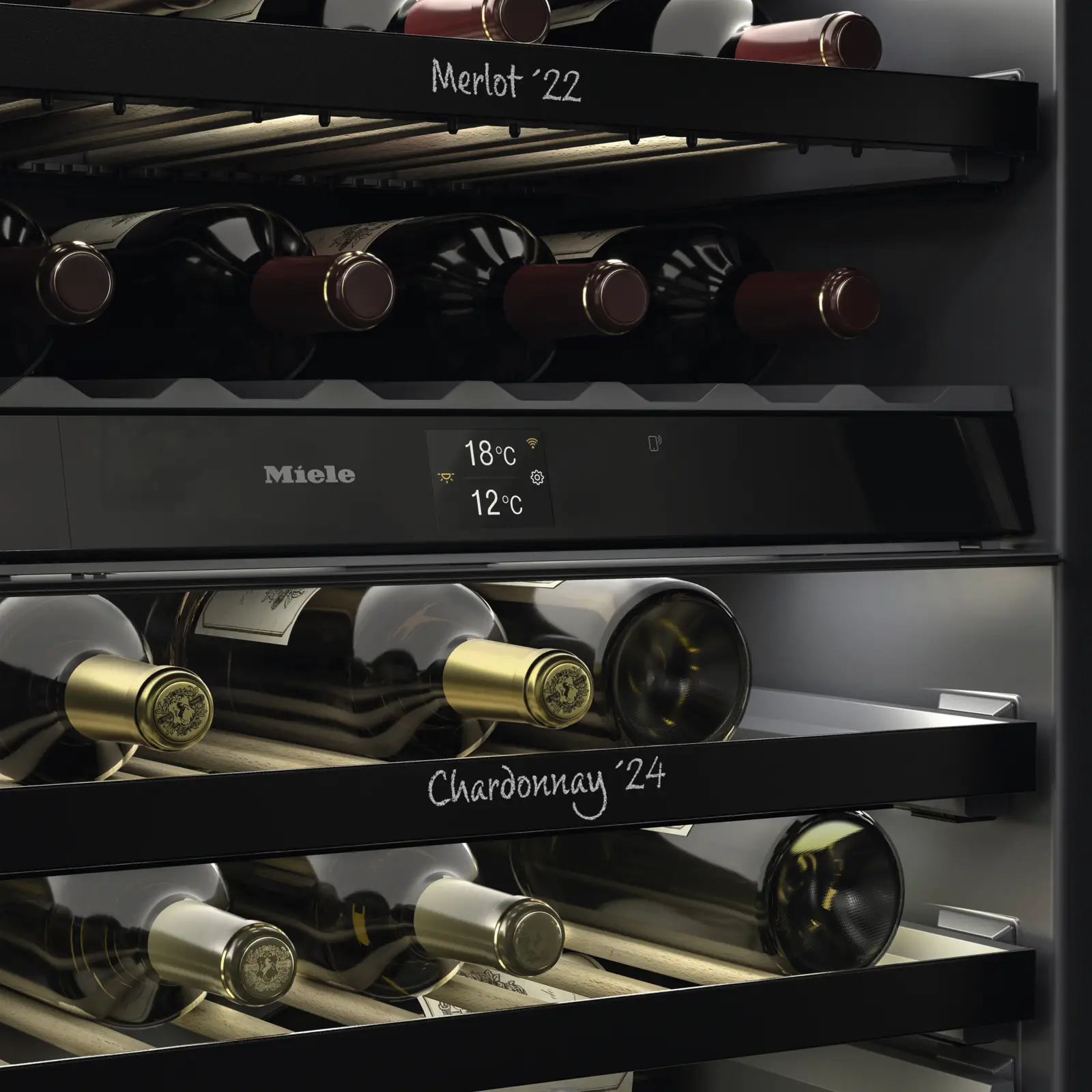 Miele KWTUS 7074 F obsw Inbouw Wijnklimaatkast
