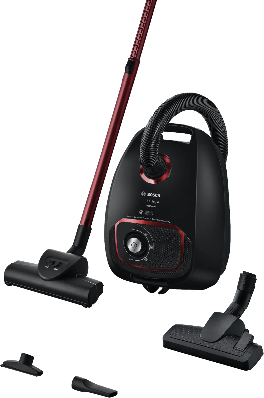 BOSCH BGB41POW1 Serie 4 ProPower Stofzuiger met Zak - Zwart