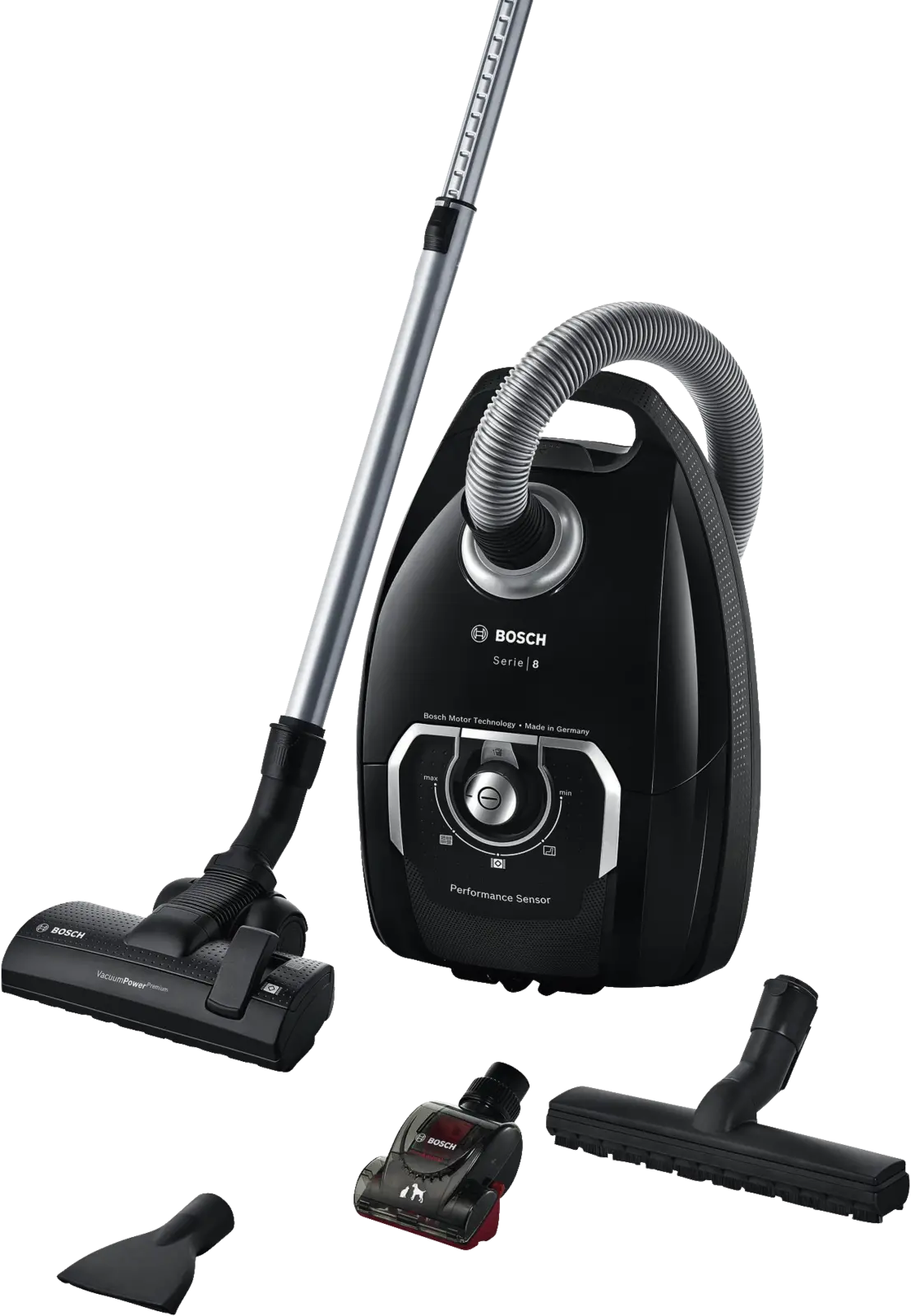 BOSCH BGL8BA3S Serie 8 Stofzuiger met Zak - Zwart