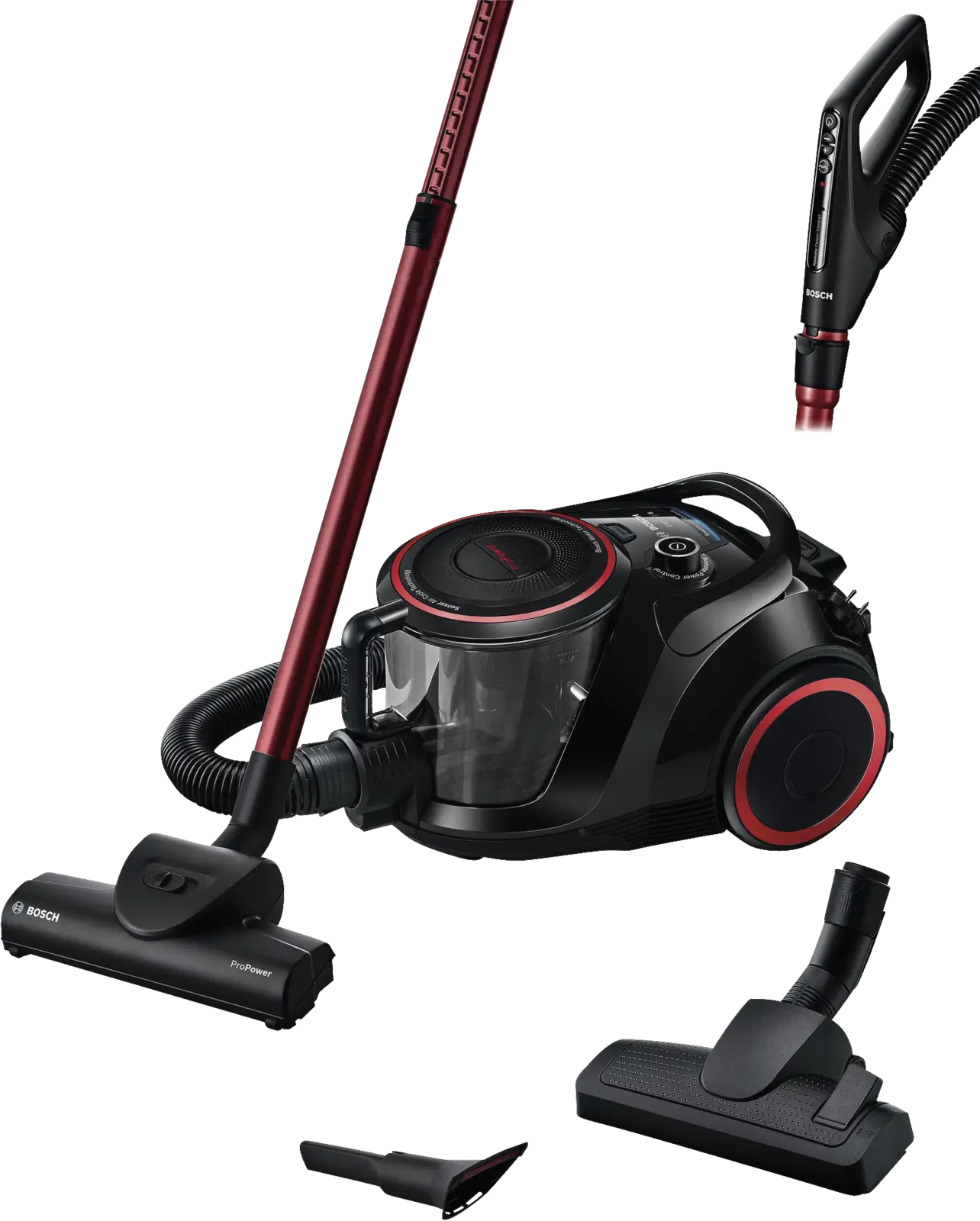 BOSCH BGS41POW1 Serie 6 Stofzuiger zonder Zak - Zwart