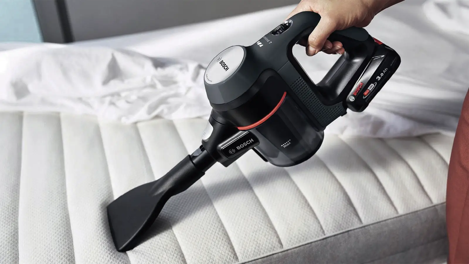 BOSCH BBS712A Unlimited 7 Draadloze Steelstofzuiger - Grijs
