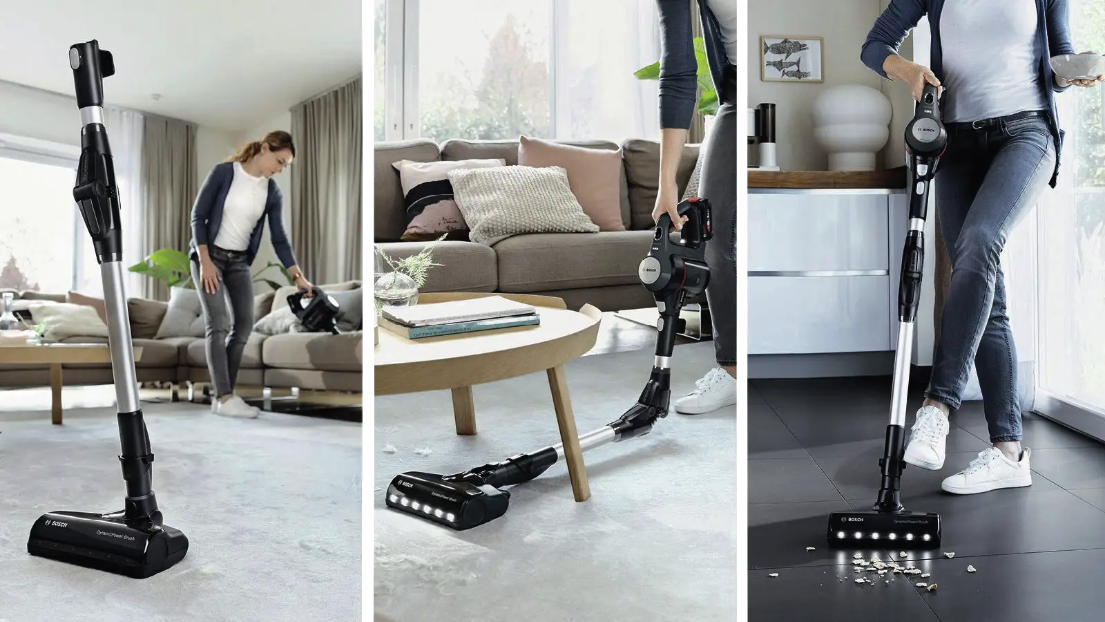 BOSCH BBS712A Unlimited 7 Draadloze Steelstofzuiger - Grijs
