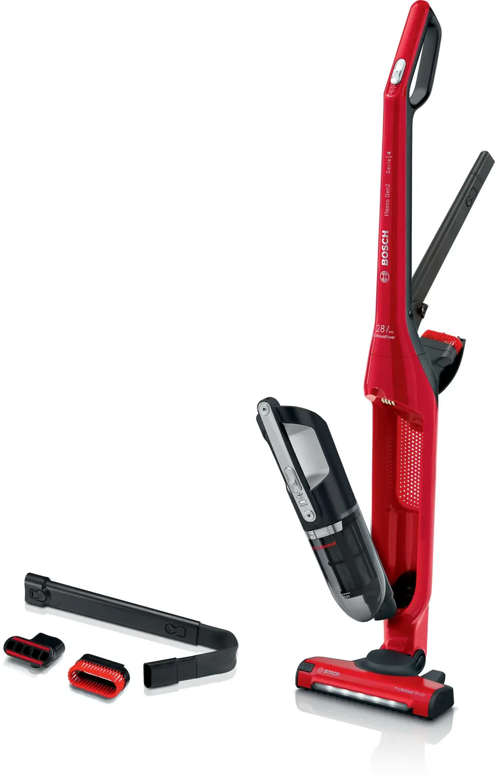 BOSCH BBH3ZOO28 Serie 4 Flexxo Gen2 28Vmax ProAnimal Steelstofzuiger