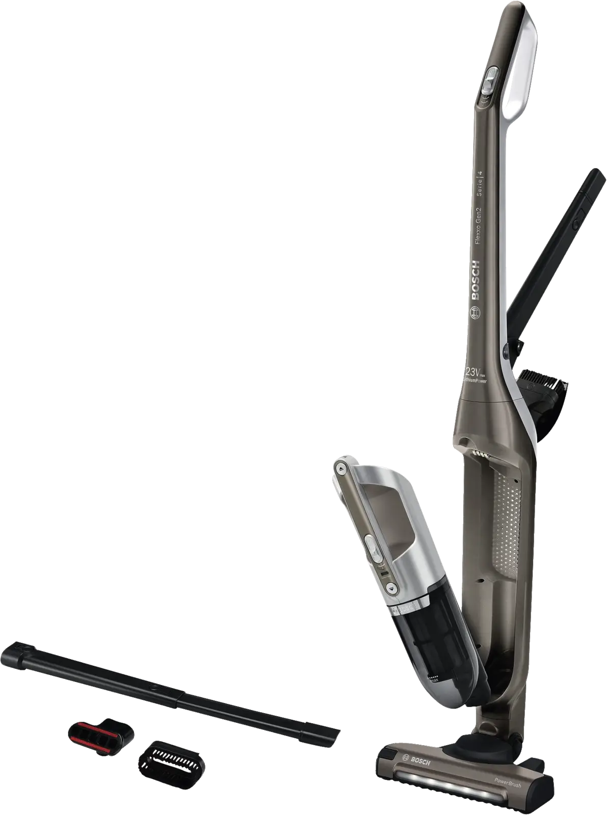 BOSCH BBH3ALL23 Serie 4 Flexxo Gen2 23Vmax Steelstofzuiger - Bruin