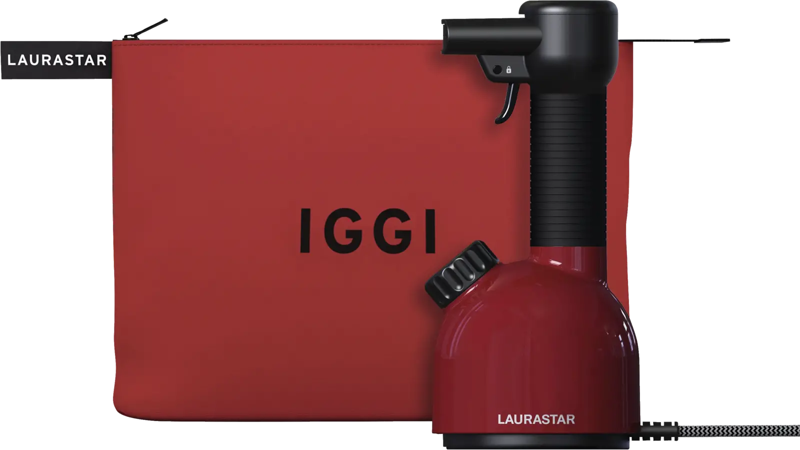 Laurastar IGGI Travel Edition Kledingstomer - Rood