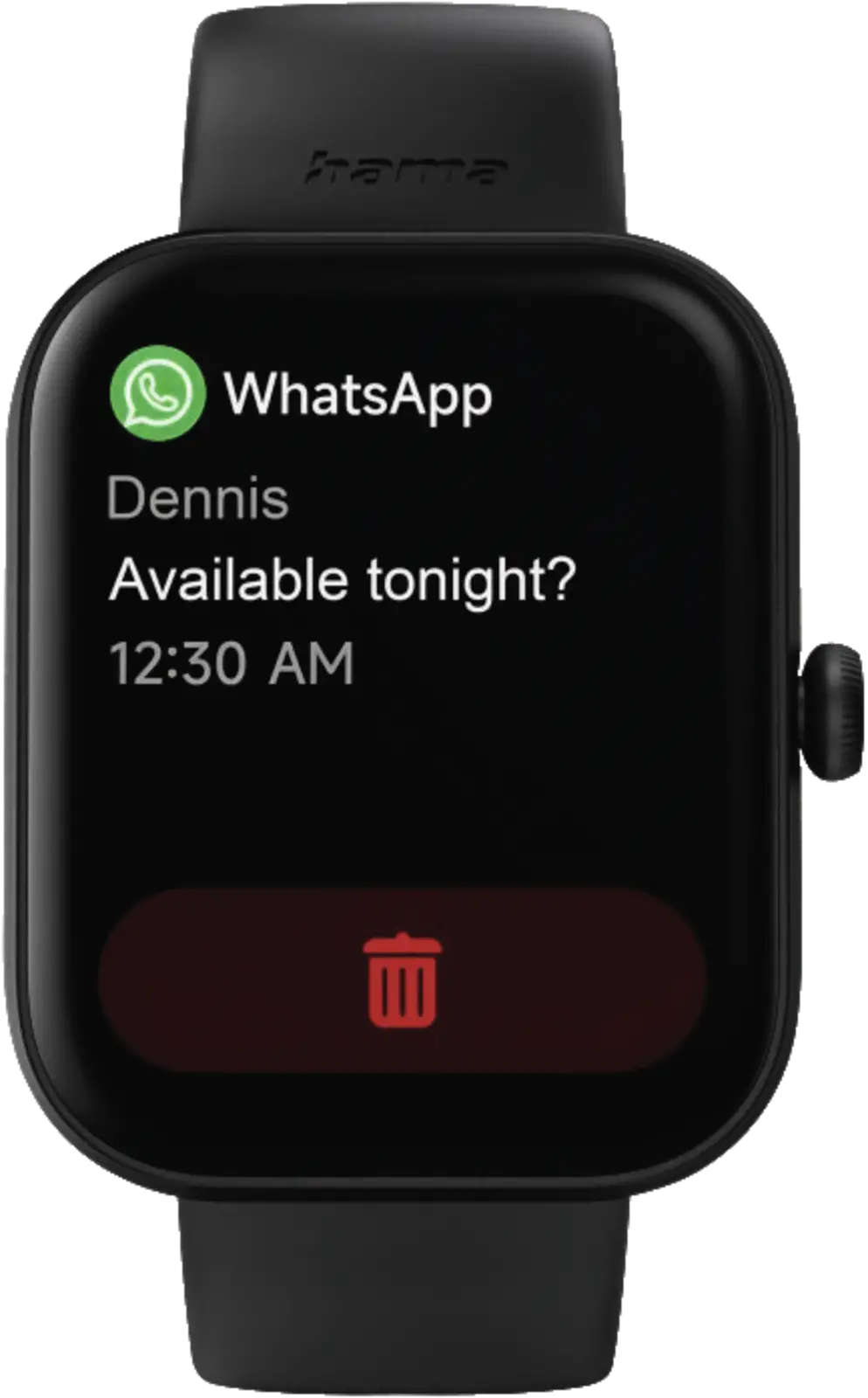 Hama Smartwatch 5000 Zwart